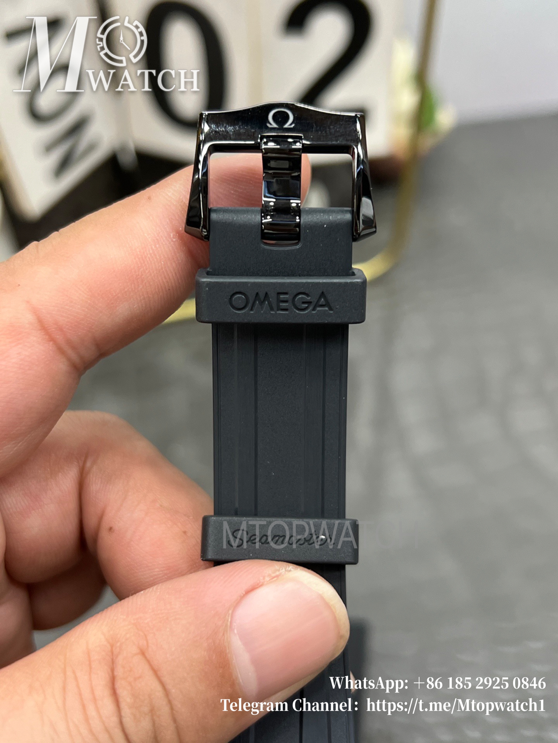 OMEGA - SUPER CLONE Seamaster 300m 43.5mm RG Ceramic/RU Black Dial VSF A8806