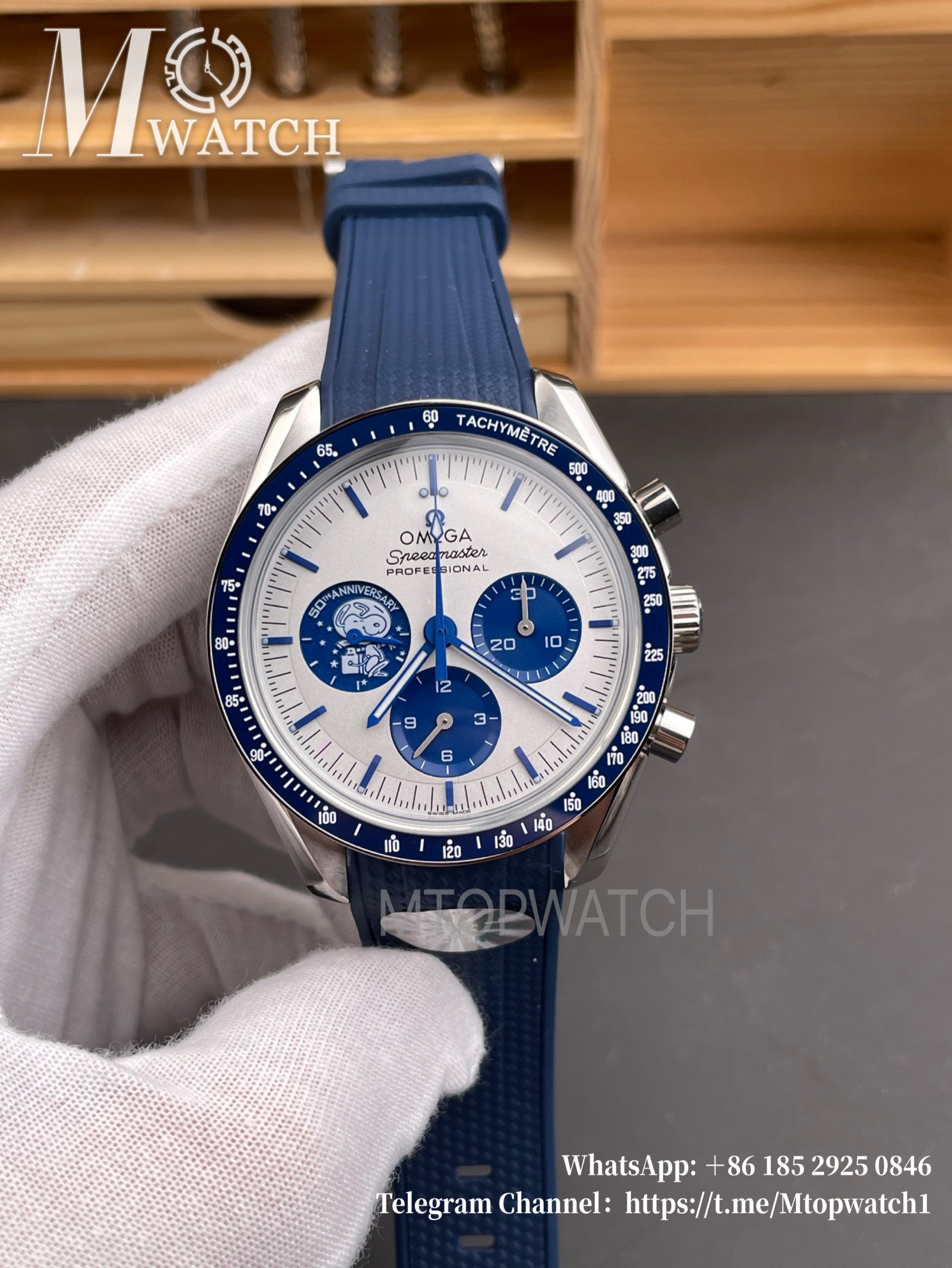 OMEGA - Speed Master Professional “Silver Snoopy Award” 50th Anniversary SMF A7750