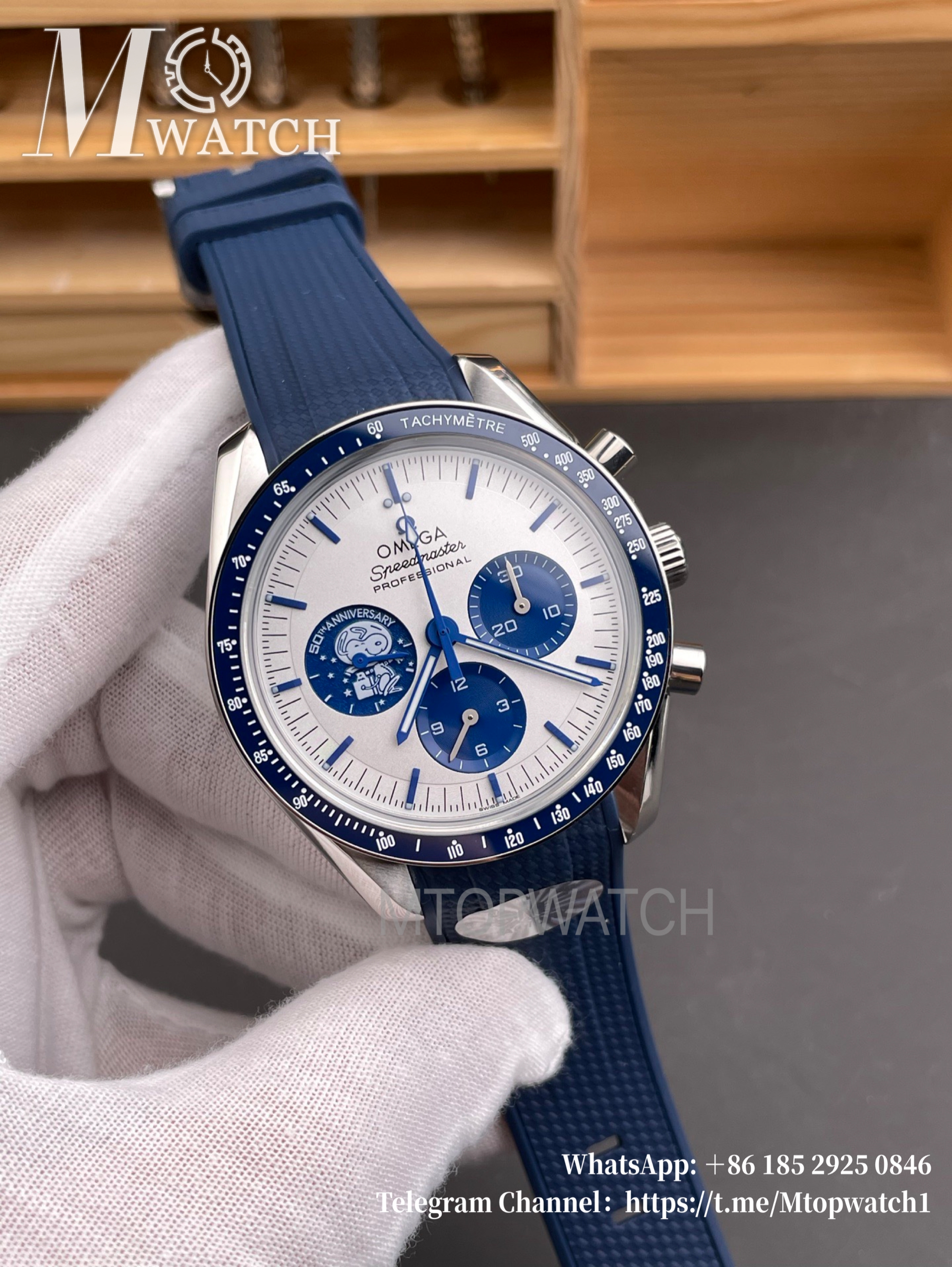 OMEGA - Speed Master Professional “Silver Snoopy Award” 50th Anniversary SMF A7750