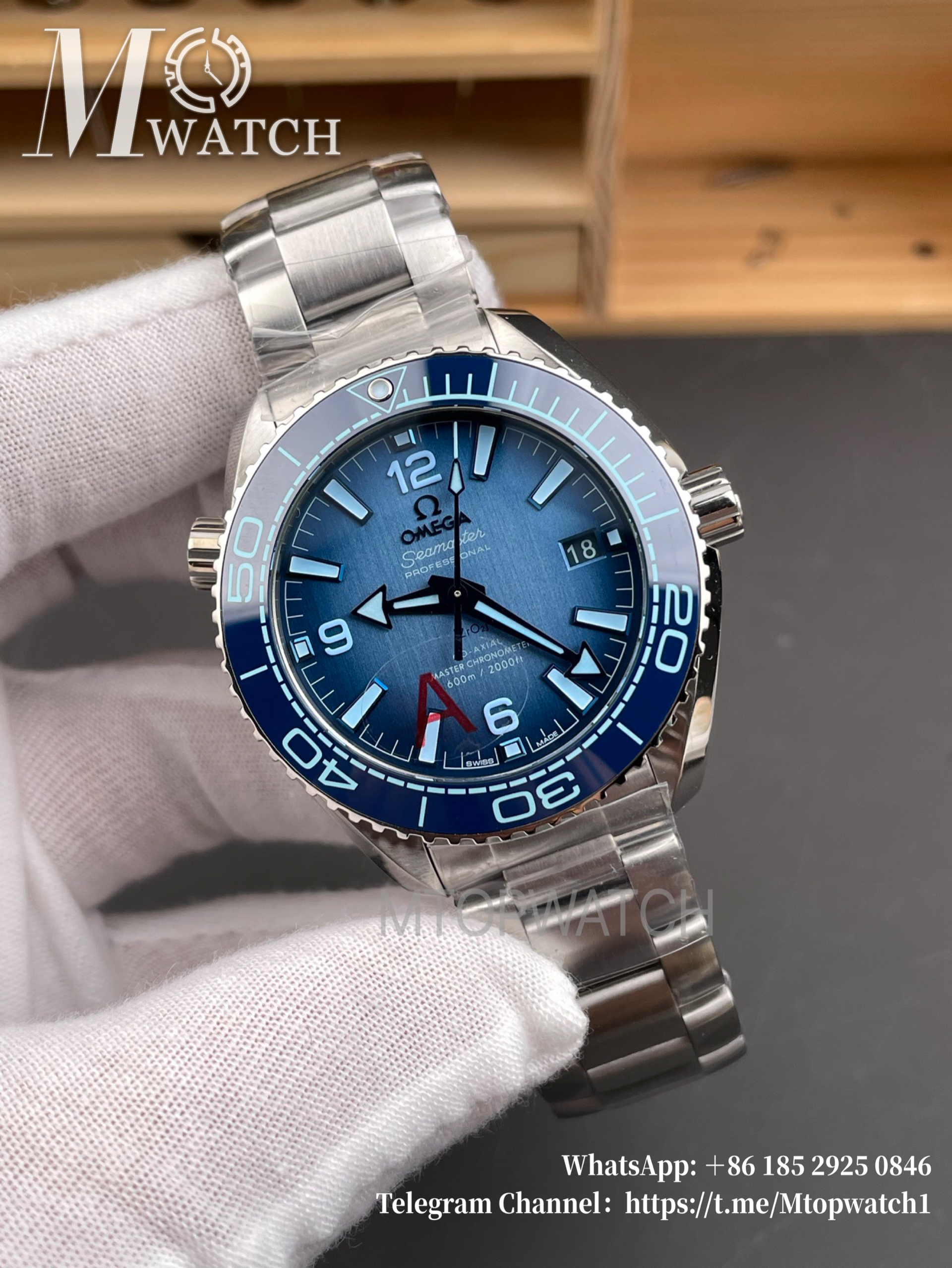 OMEGA - Seamaster Planet Ocean 600M 39.5mm SS/SS Blue Dial VSF VS8800