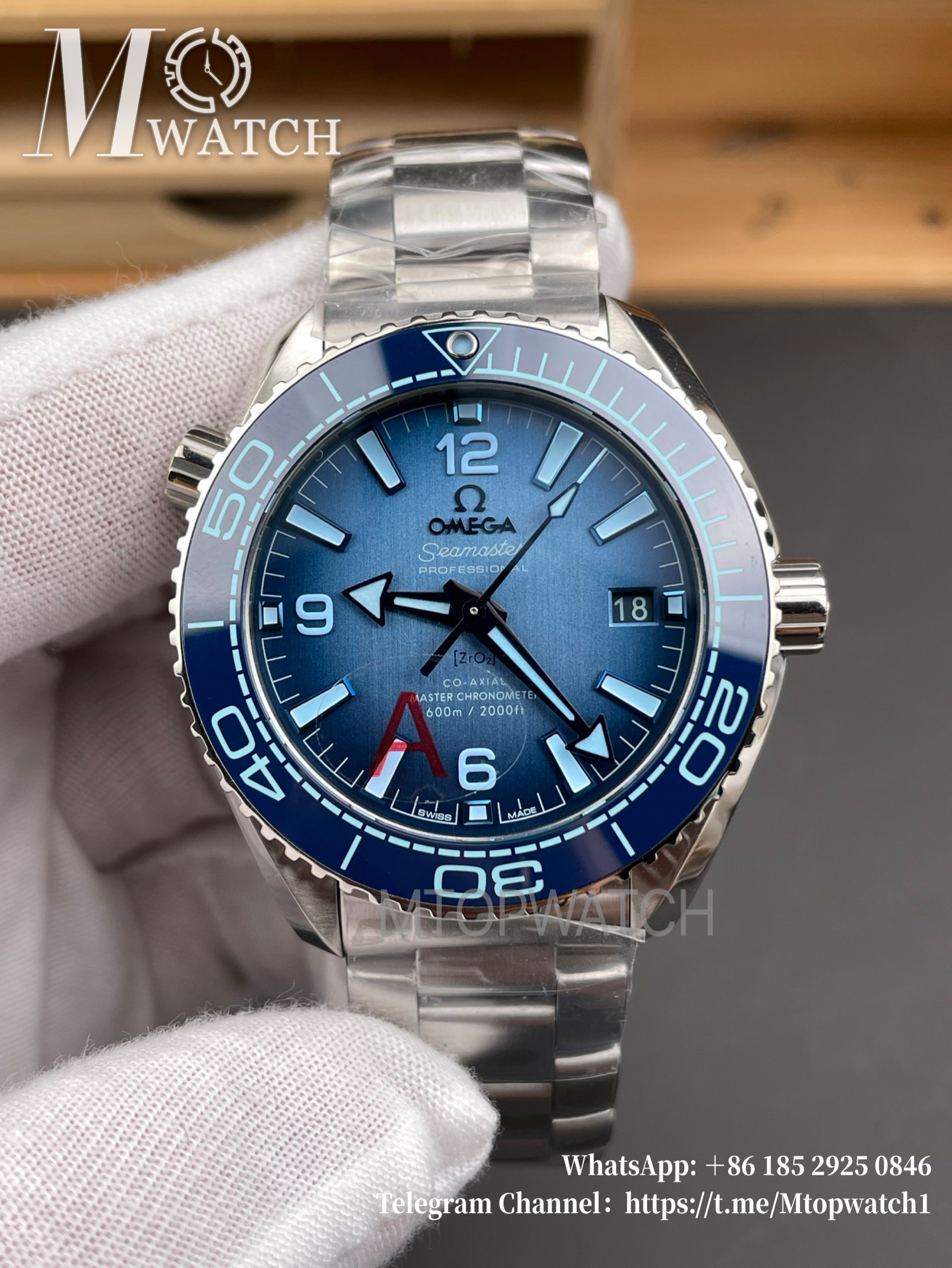 OMEGA - Seamaster Planet Ocean 600M 39.5mm SS/SS Blue Dial VSF VS8800