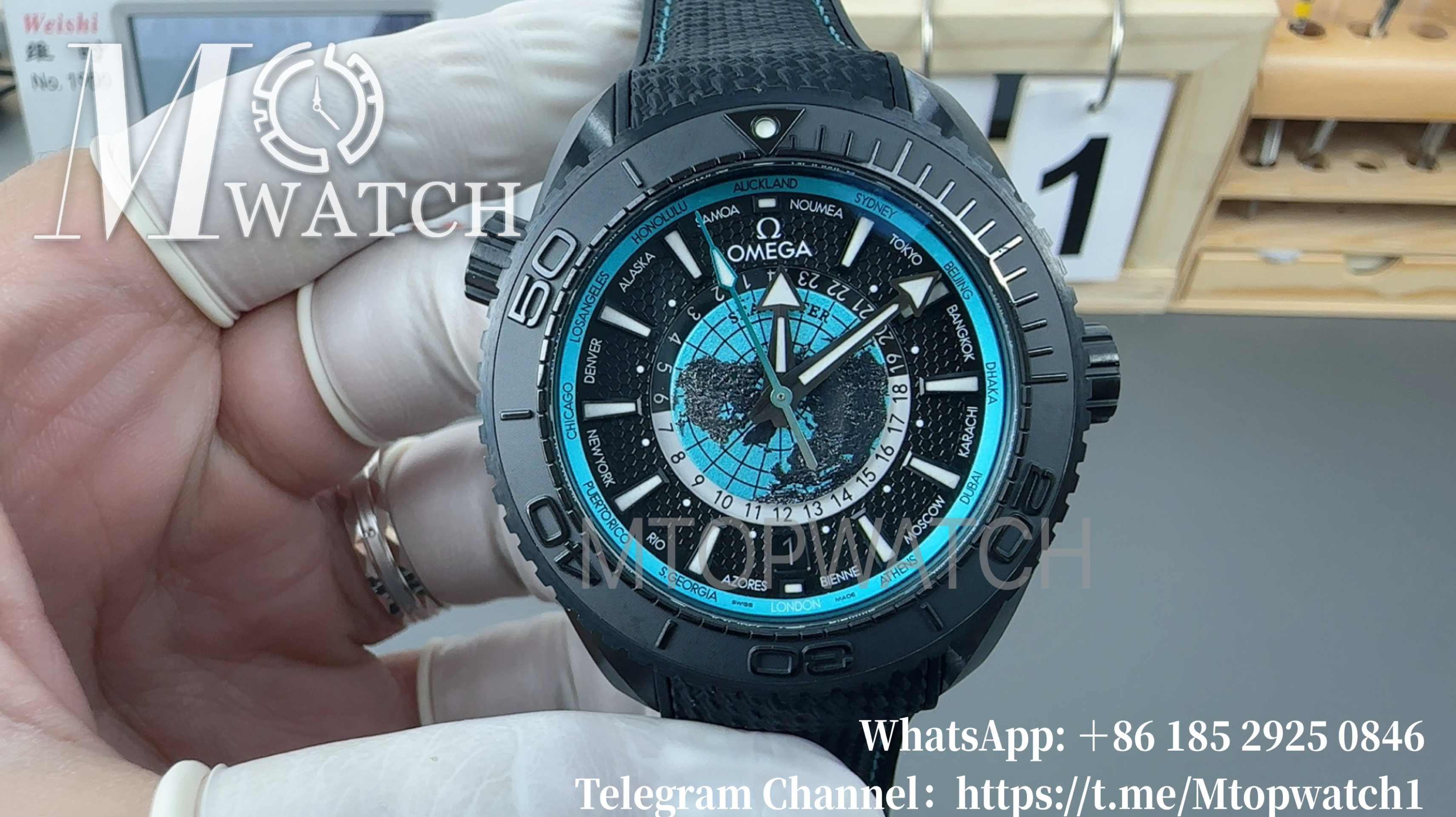 OMEGA - Seamaster Planet Ocean 600m Turquoise CER/RU VSF A8938