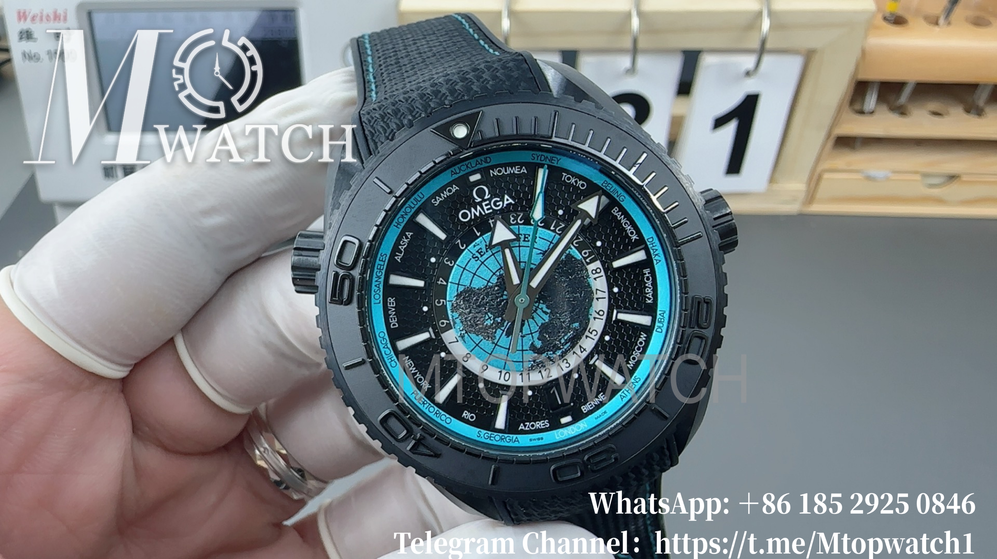 OMEGA - Seamaster Planet Ocean 600m Turquoise CER/RU VSF A8938