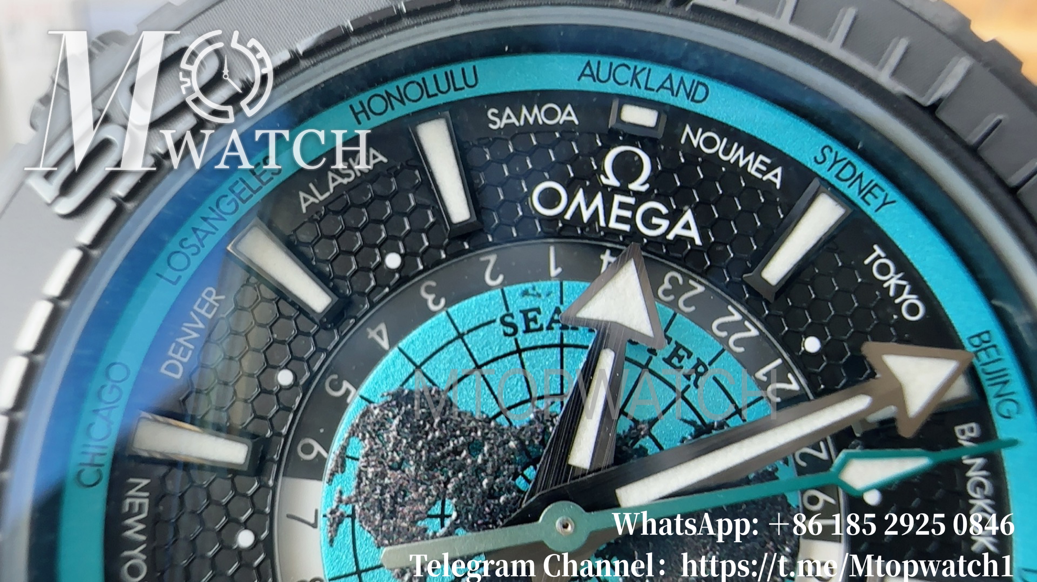 OMEGA - Seamaster Planet Ocean 600m Turquoise CER/RU VSF A8938