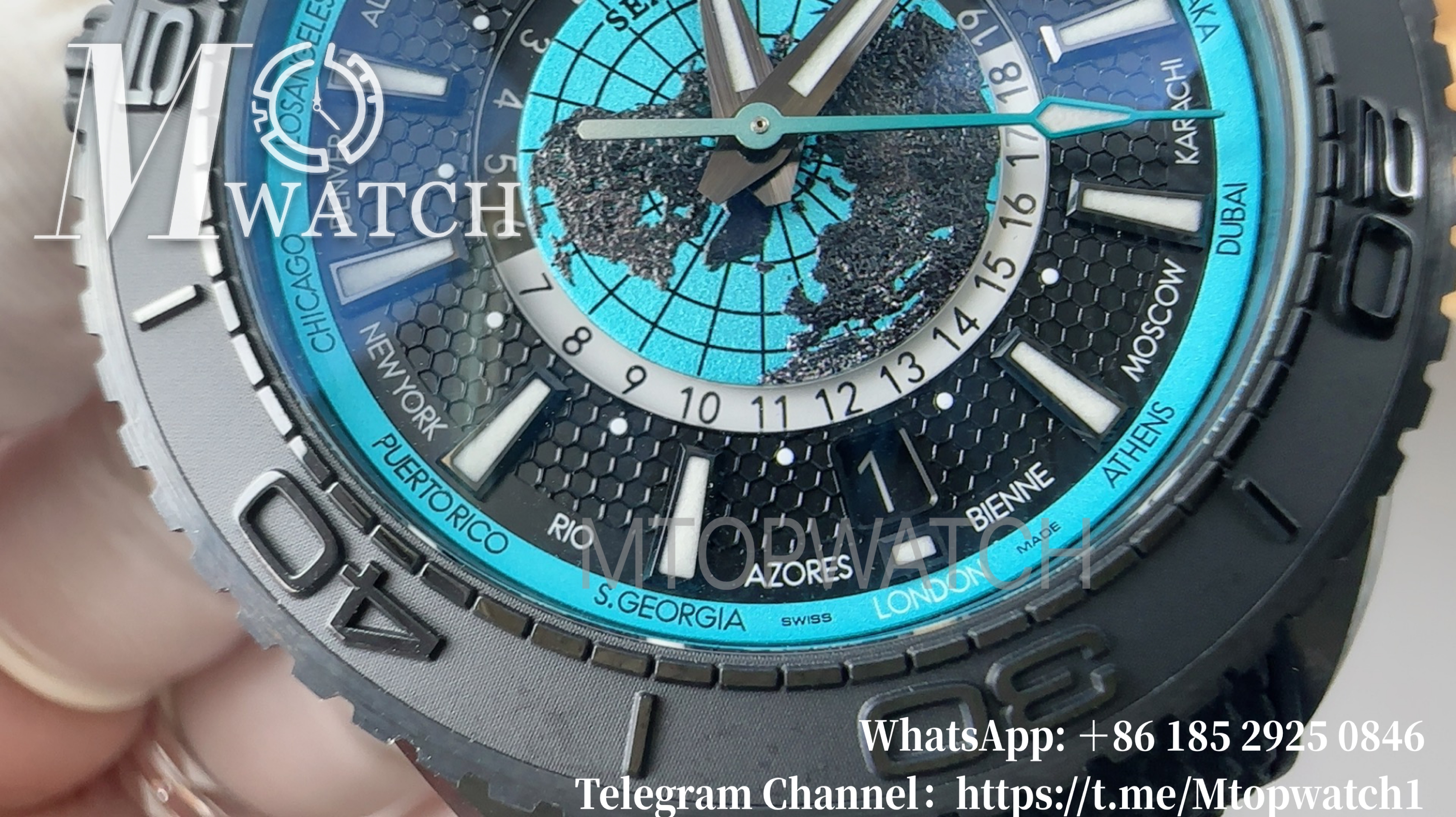 OMEGA - Seamaster Planet Ocean 600m Turquoise CER/RU VSF A8938