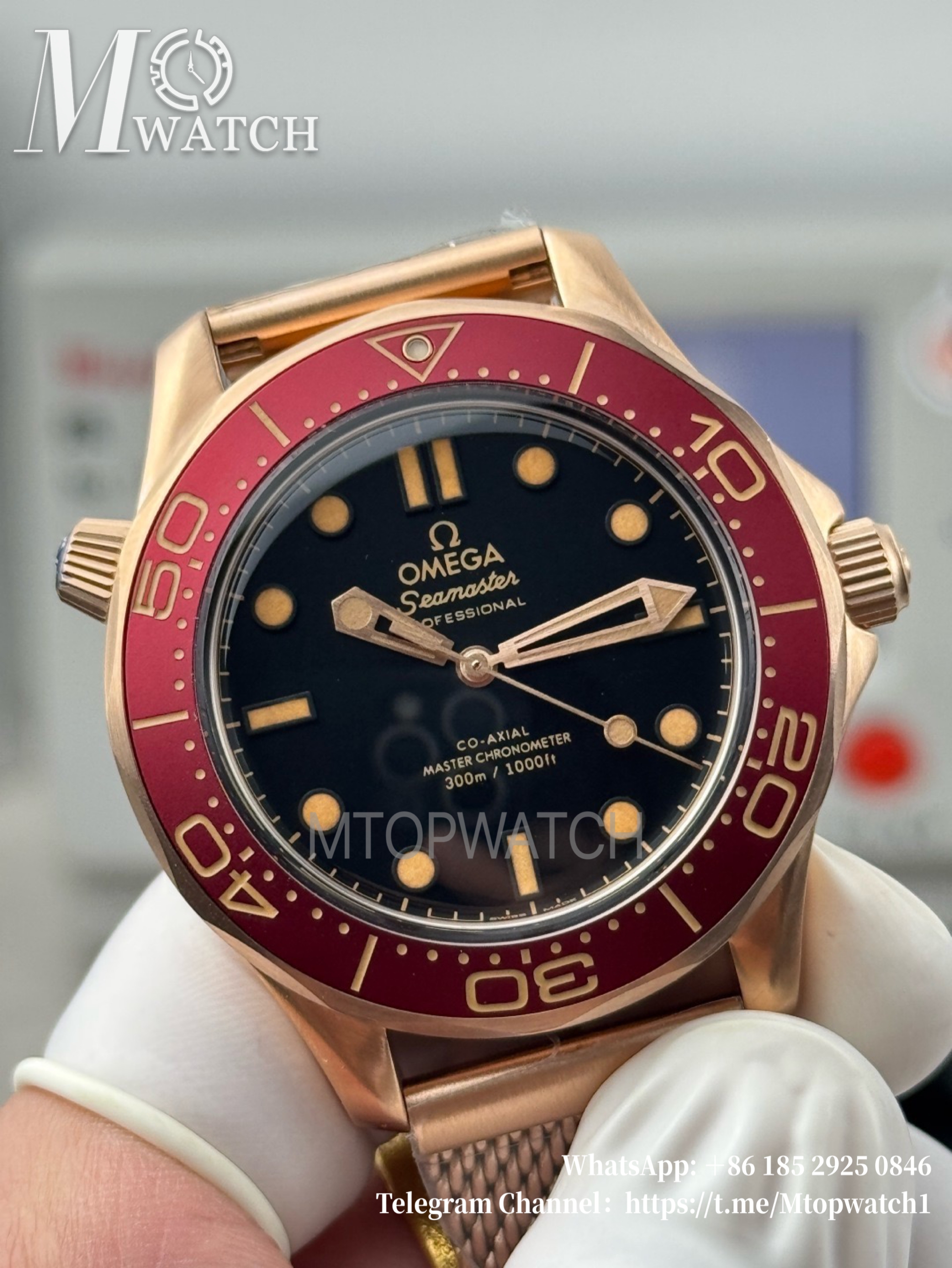 OMEGA - Seamaster 300m 2025 42mm RG/RG Black Dial VSF A8806