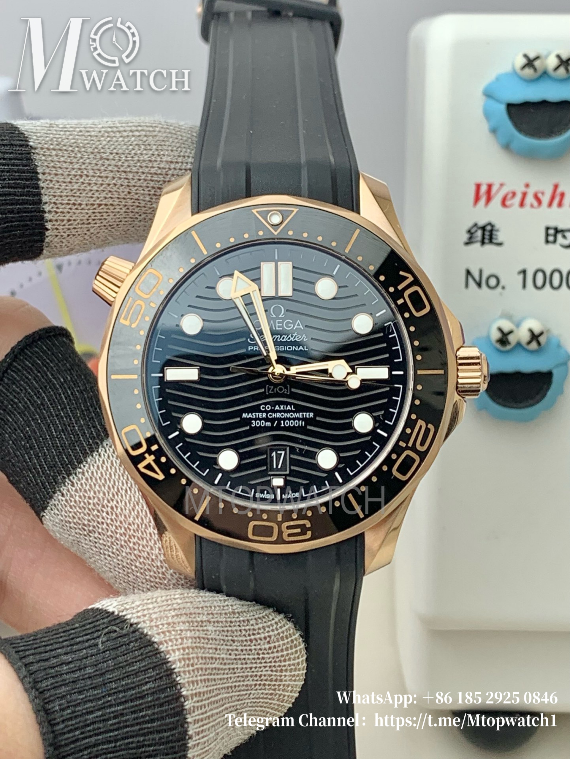 OMEGA - Seamaster 300m RG/RU Black VSF Asia 8801
