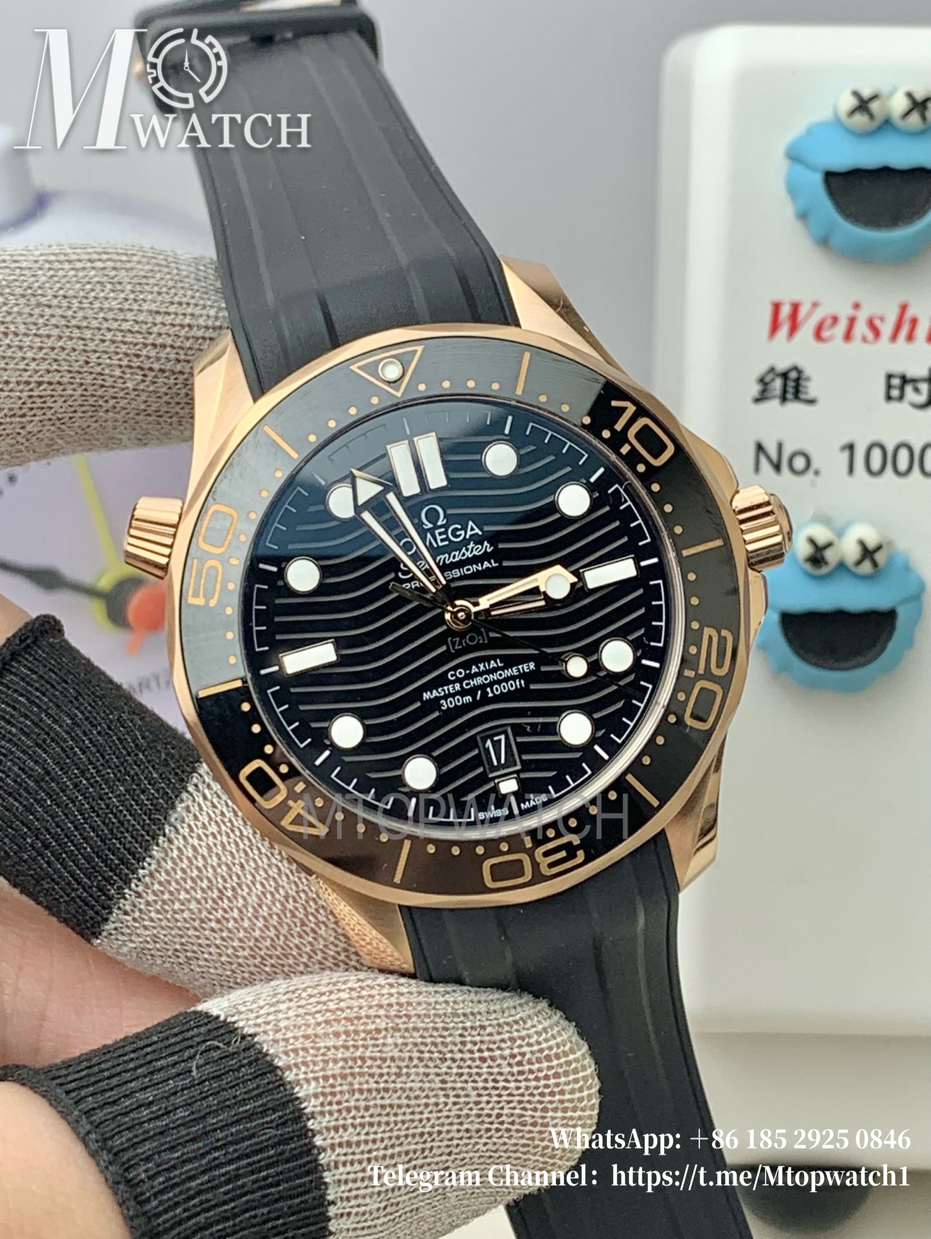 OMEGA - Seamaster 300m RG/RU Black VSF Asia 8801