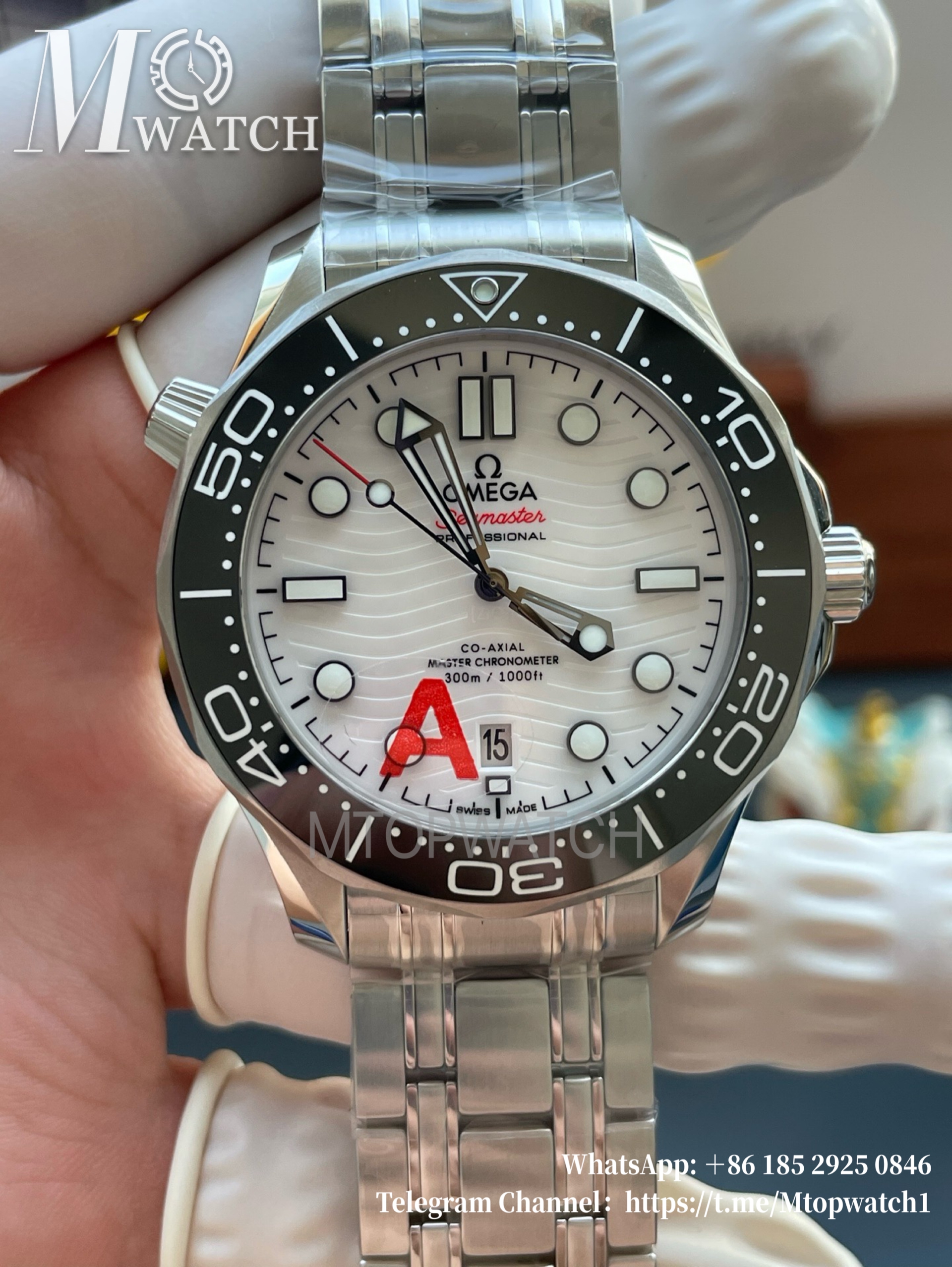OMEGA - Seamaster Diver 300m 42mm SS/SS White Dial VSF A8800