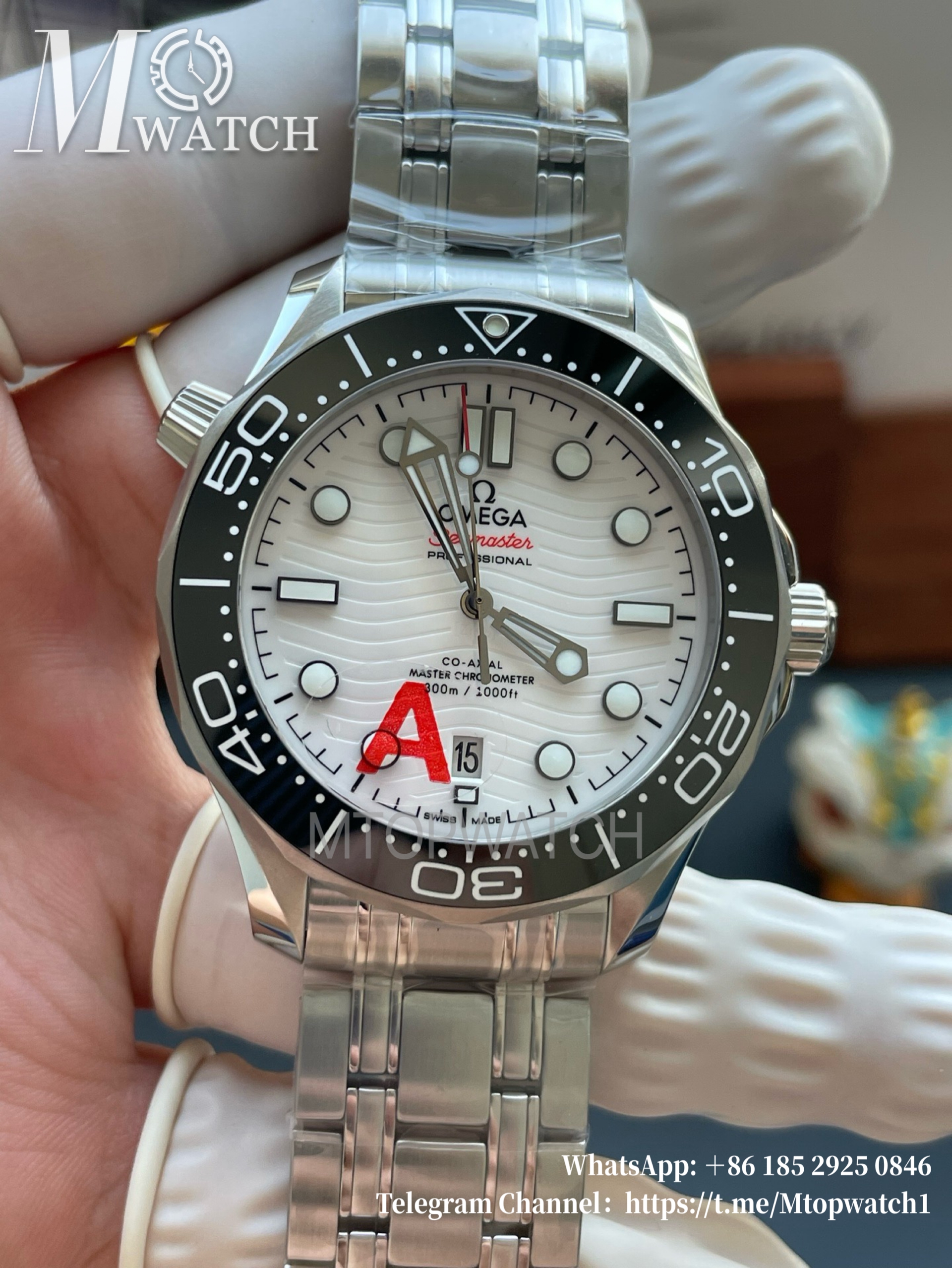 OMEGA - Seamaster Diver 300m 42mm SS/SS White Dial VSF A8800