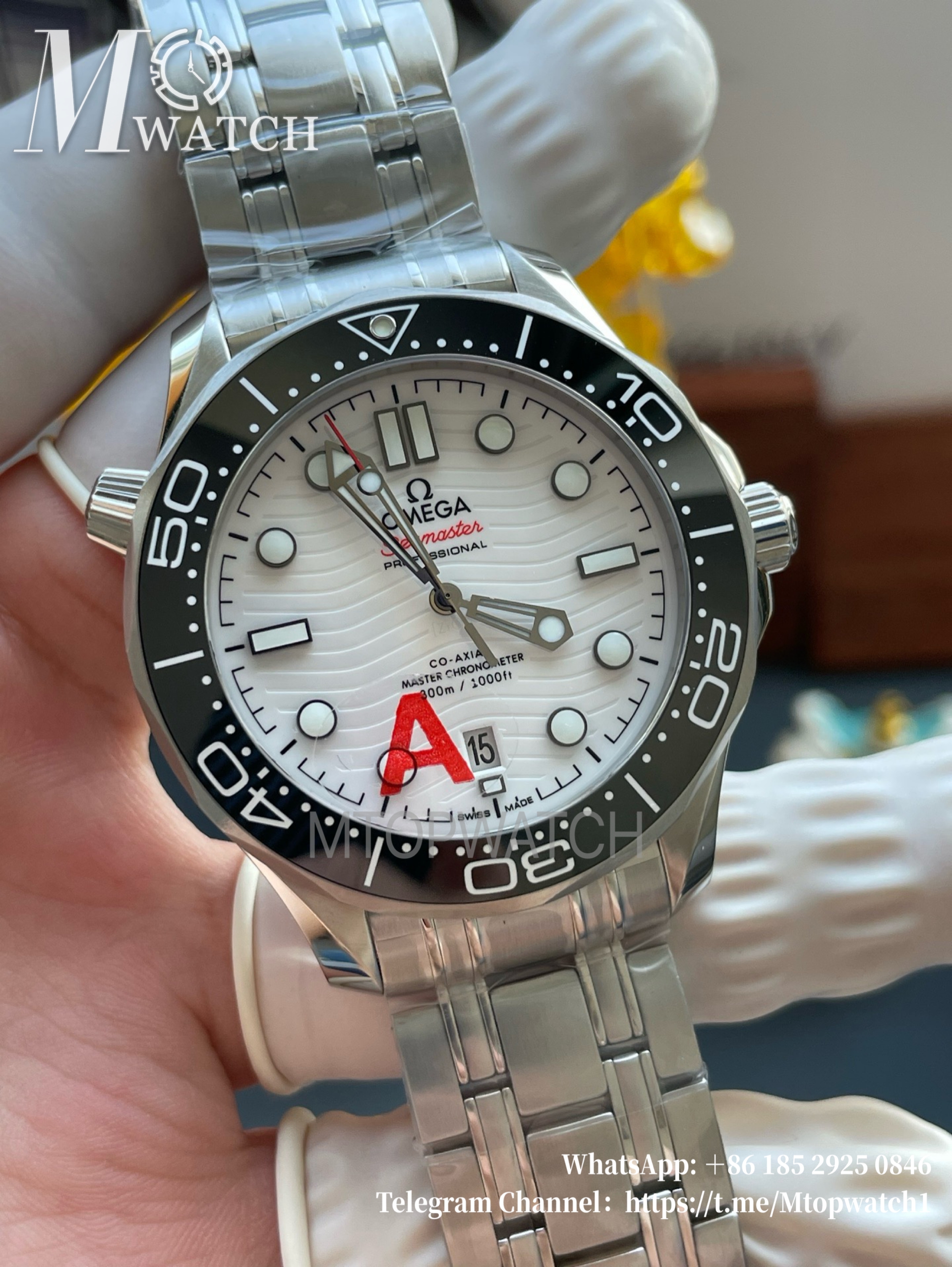 OMEGA - Seamaster Diver 300m 42mm SS/SS White Dial VSF A8800