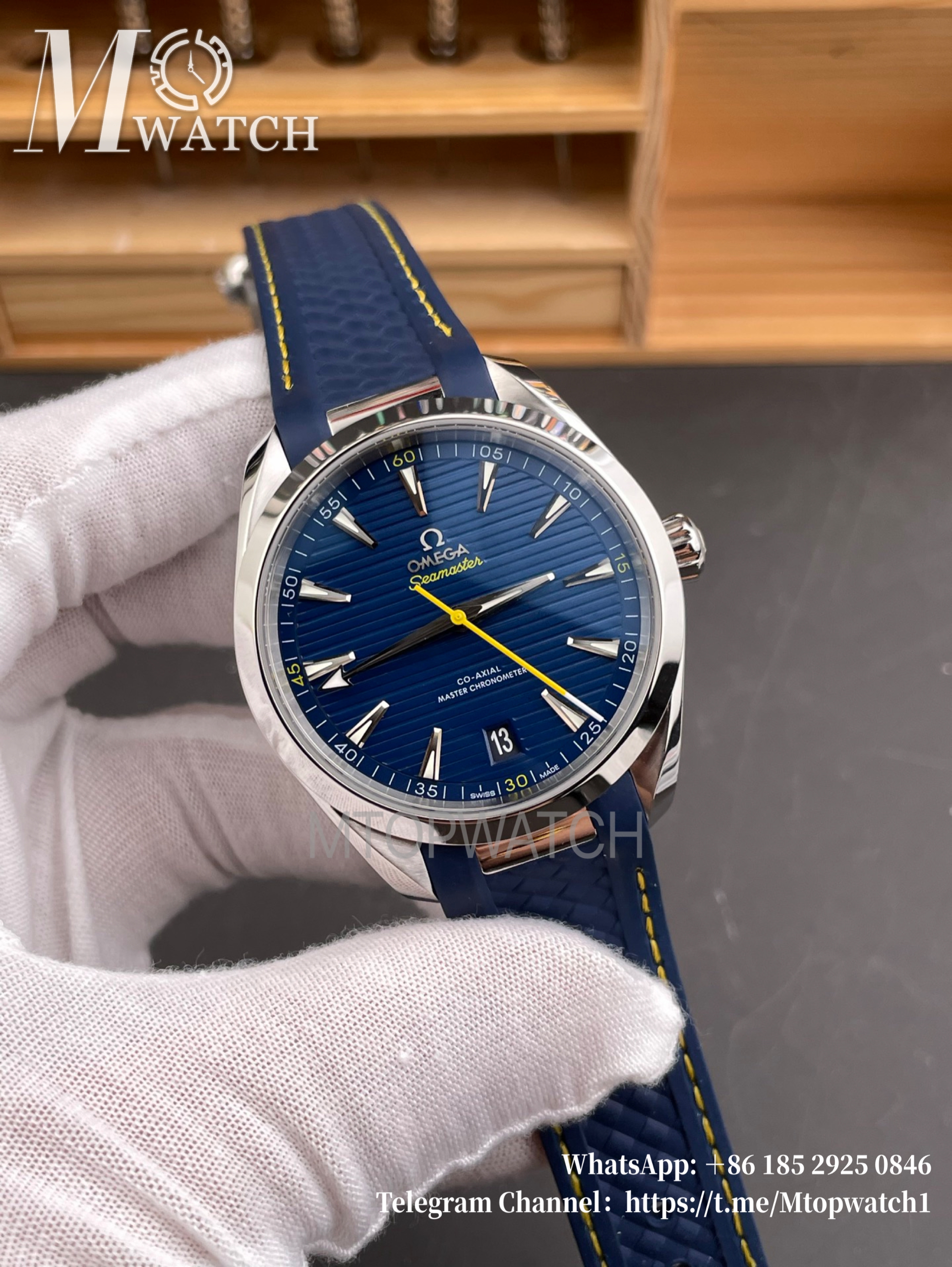 OMEGA - SUPER CLONE Seamaster Aqua Terra 150m 41mm SS/RU Dark Blue Dial VSF A8900