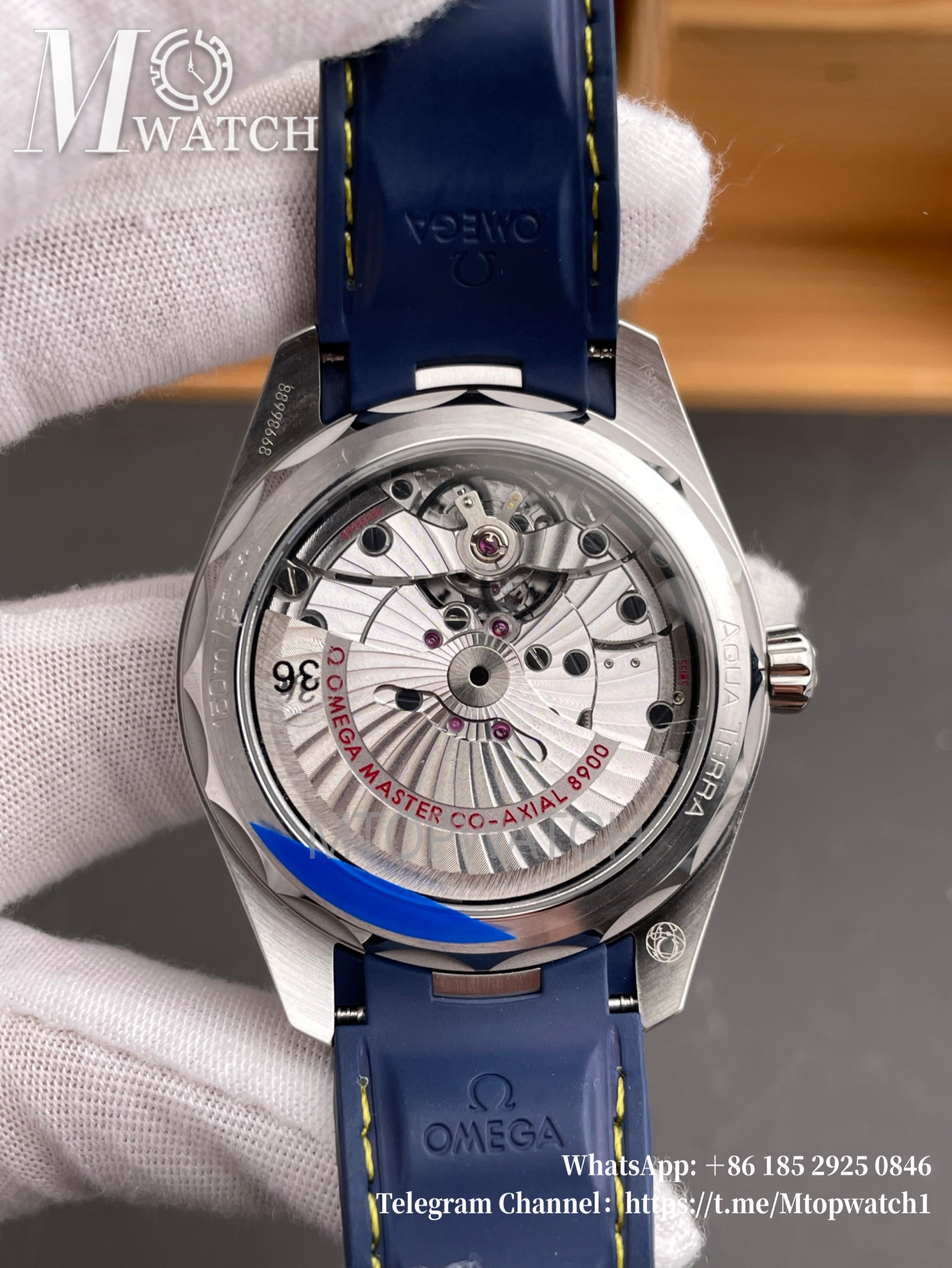 OMEGA - SUPER CLONE Seamaster Aqua Terra 150m 41mm SS/RU Dark Blue Dial VSF A8900