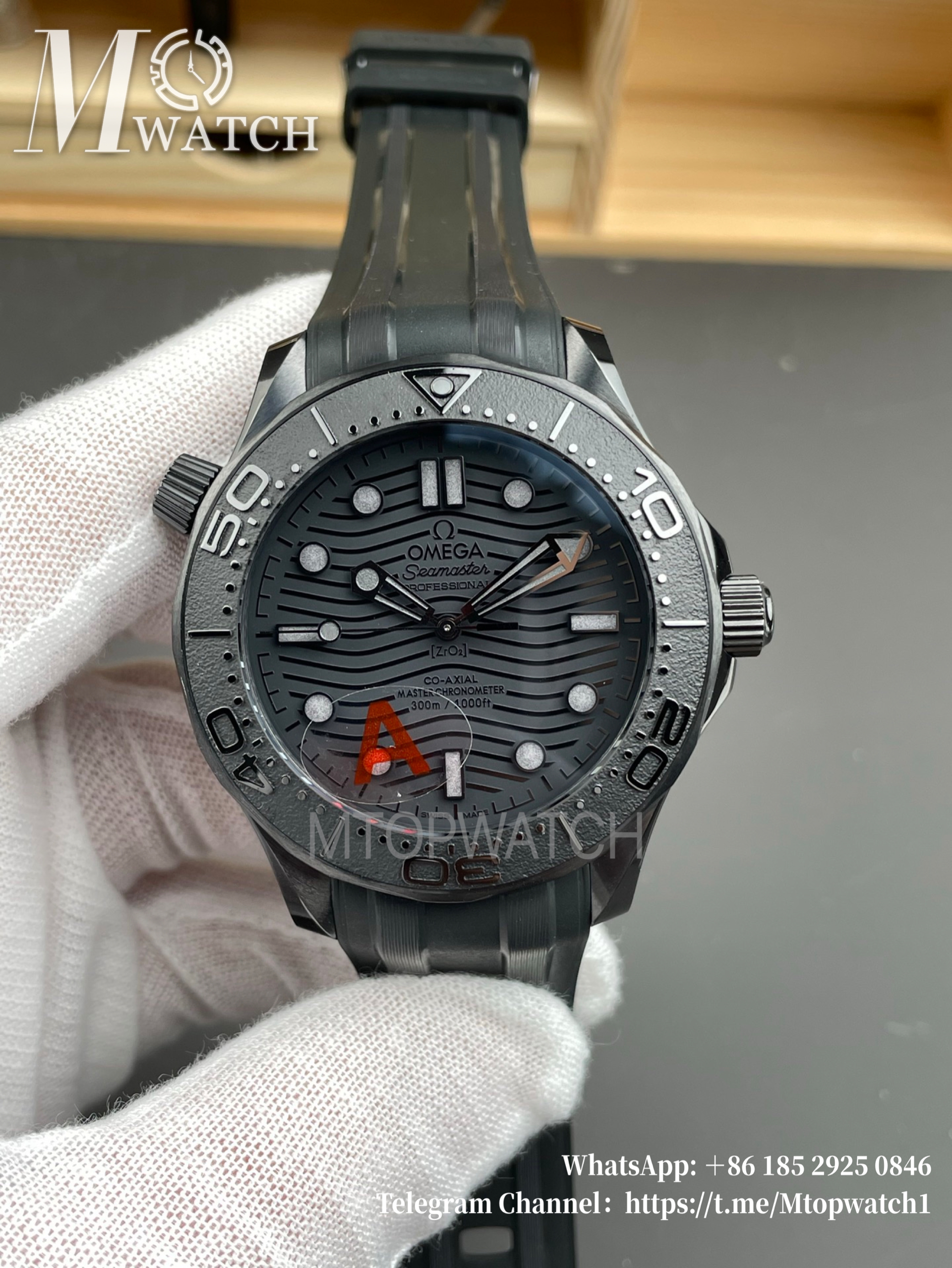 OMEGA - Seamaster Diver 300m 43.5mm Ceramic CER/RU Black VSF Asia 8806