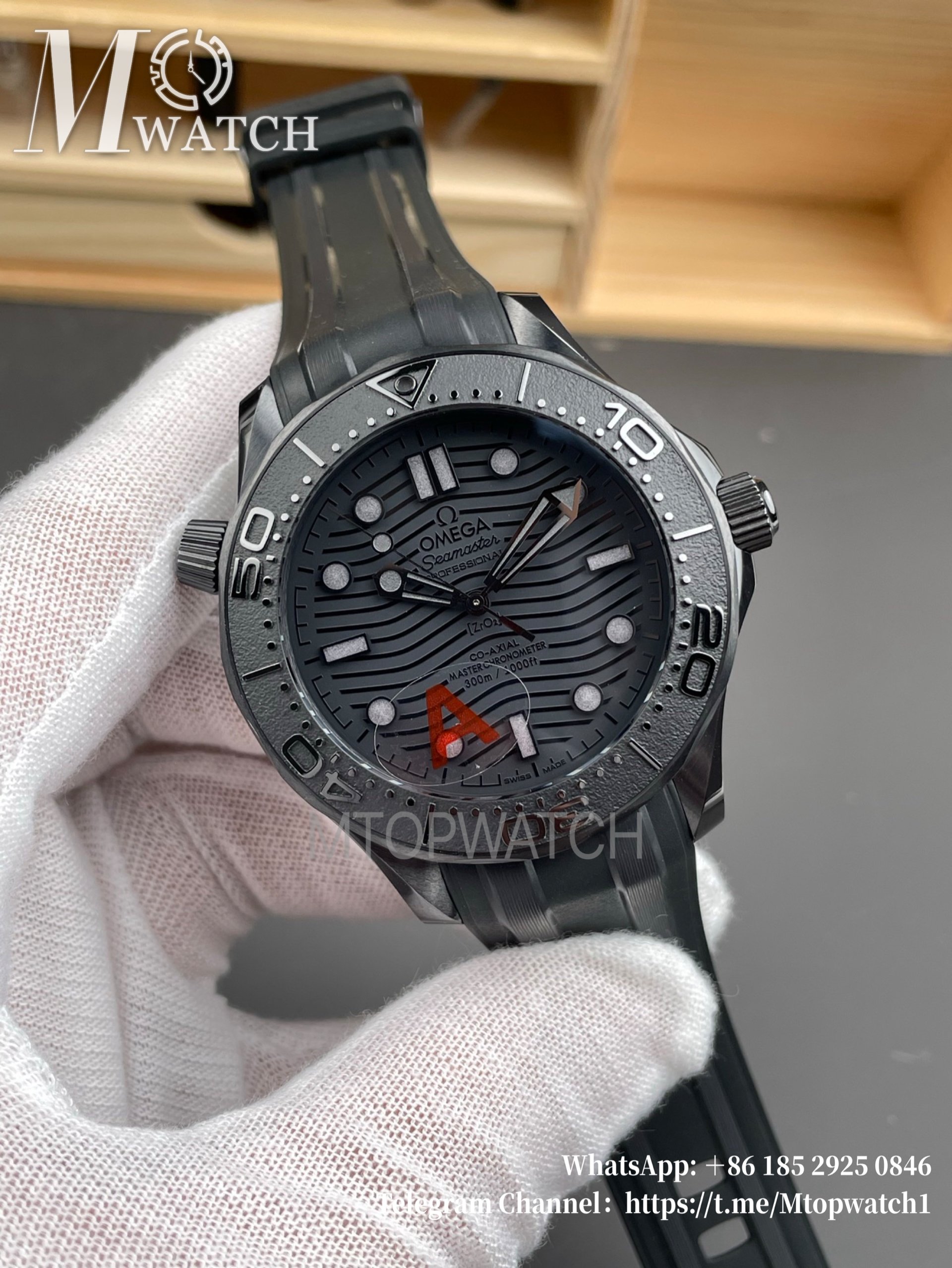 OMEGA - Seamaster Diver 300m 43.5mm Ceramic CER/RU Black VSF Asia 8806