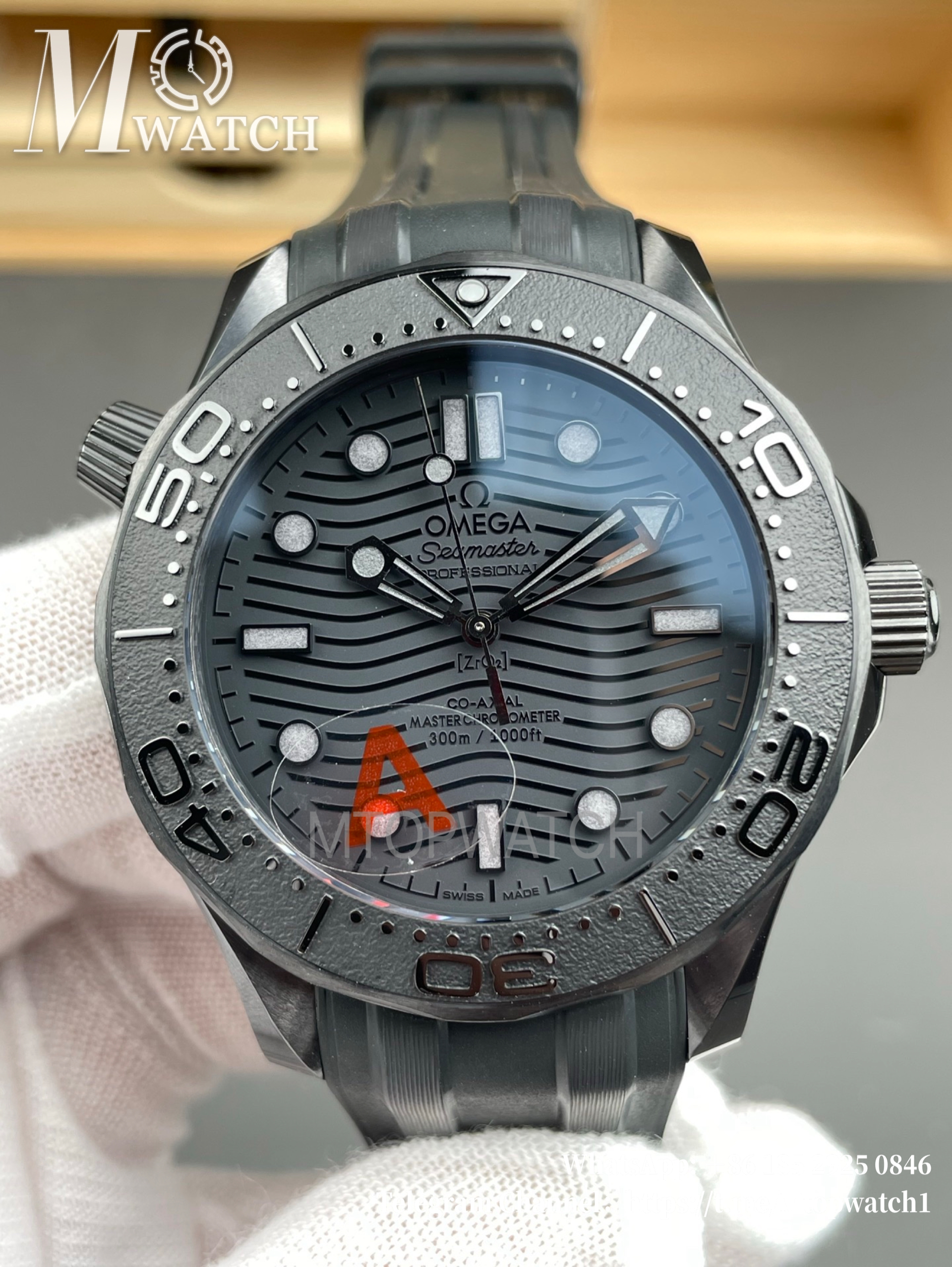 OMEGA - Seamaster Diver 300m 43.5mm Ceramic CER/RU Black VSF Asia 8806
