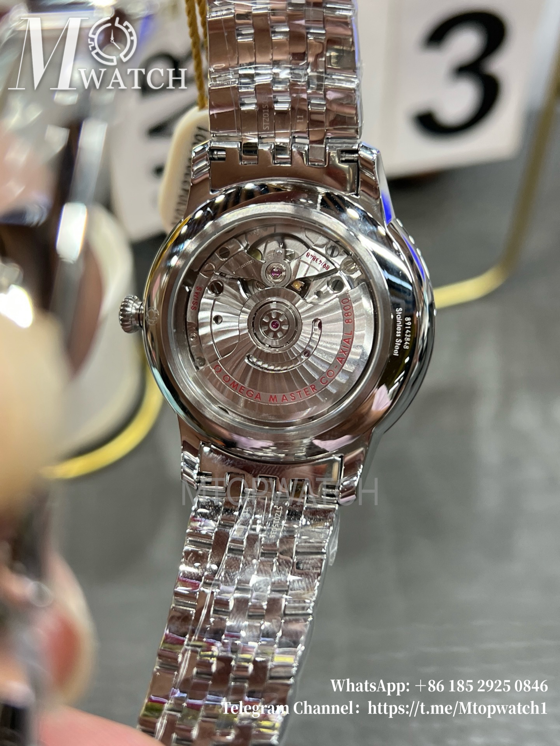 OMEGA - De Ville Prestige 40mm SS/SS White Mop Dial VSF A8800