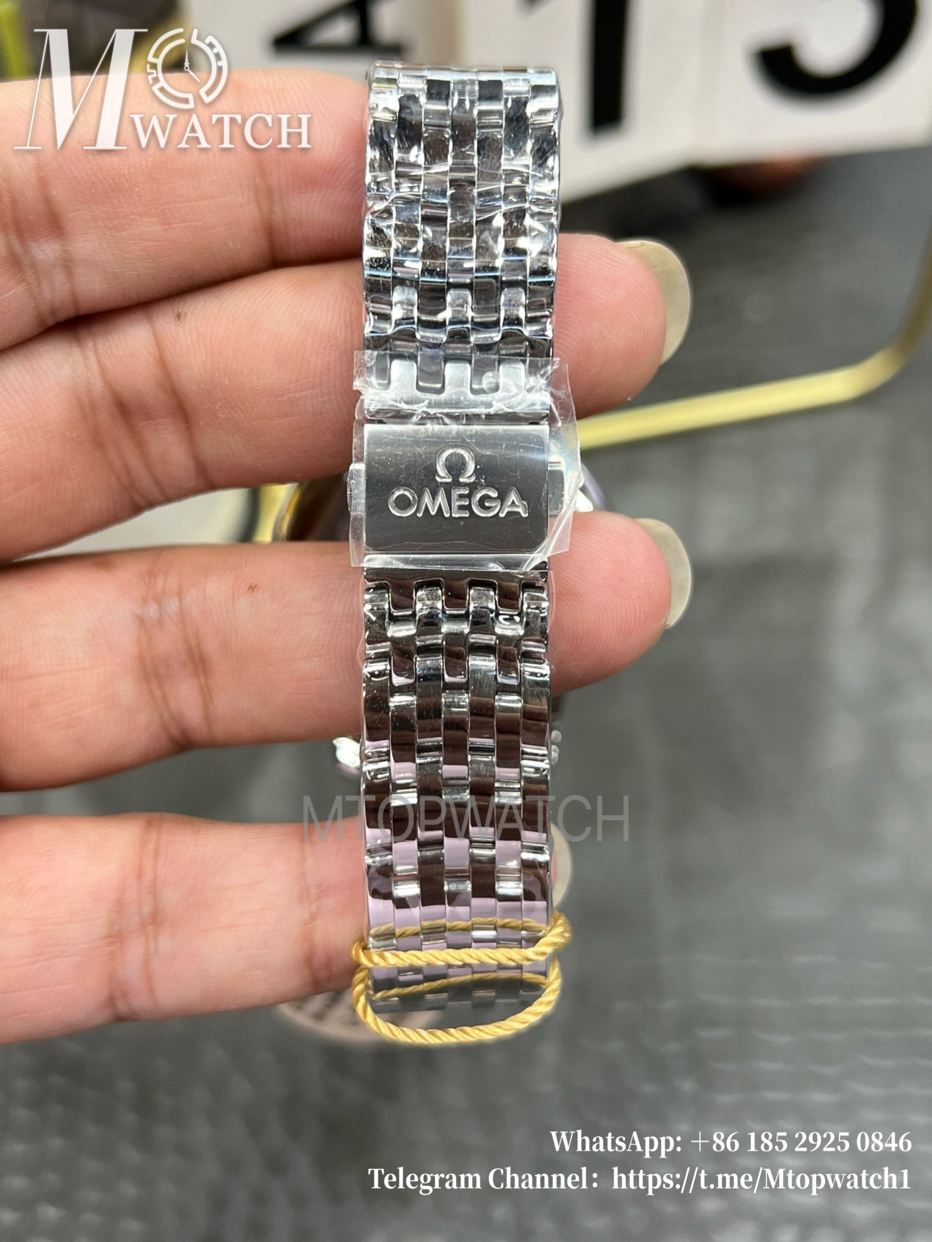 OMEGA - De Ville Prestige 40mm SS/SS White Mop Dial VSF A8800