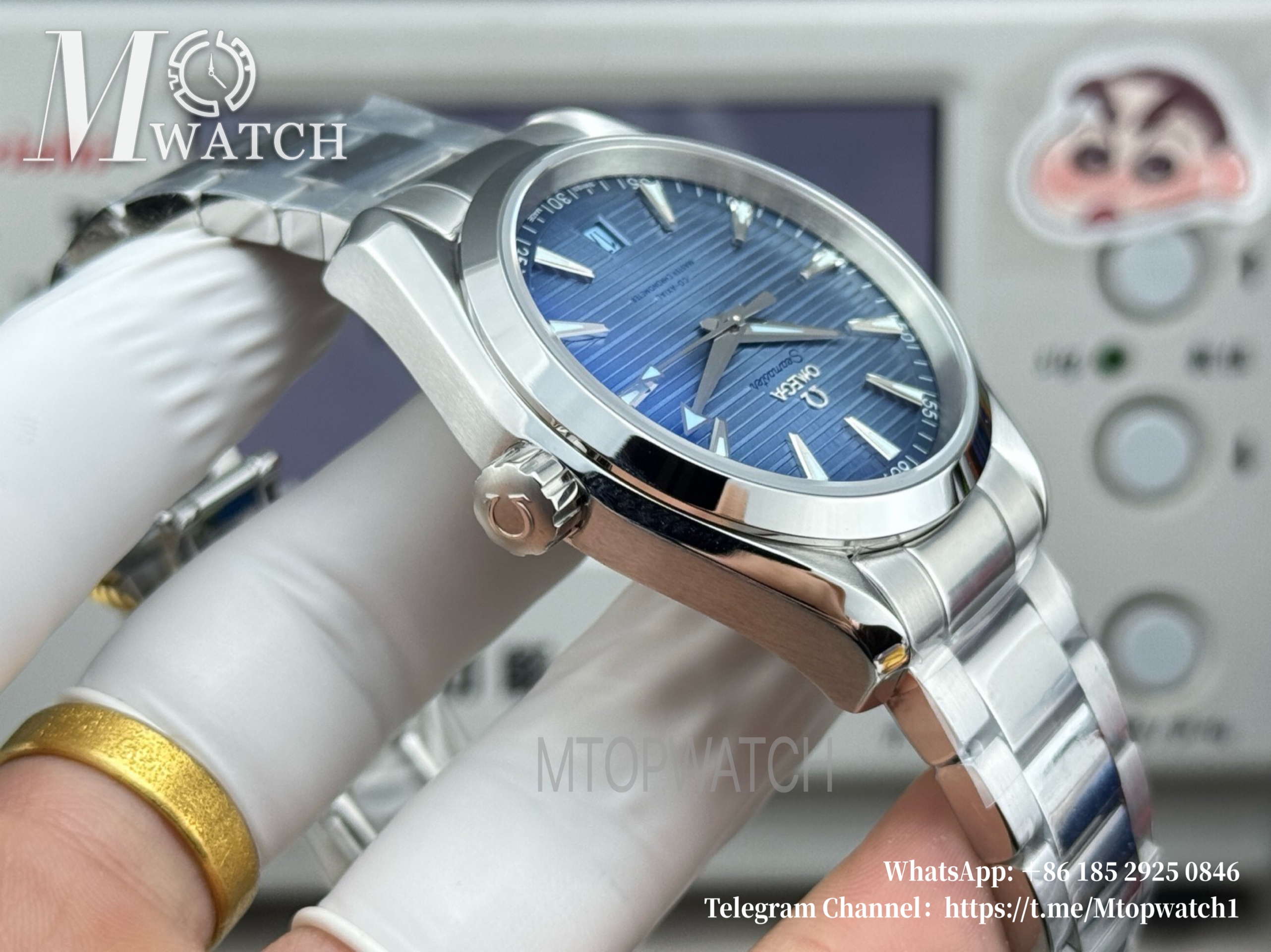 OMEGA - Seamaster Aqua Terra 150m 41mm SS/SS Summer Blue Dial VSF A8900 Super Clone