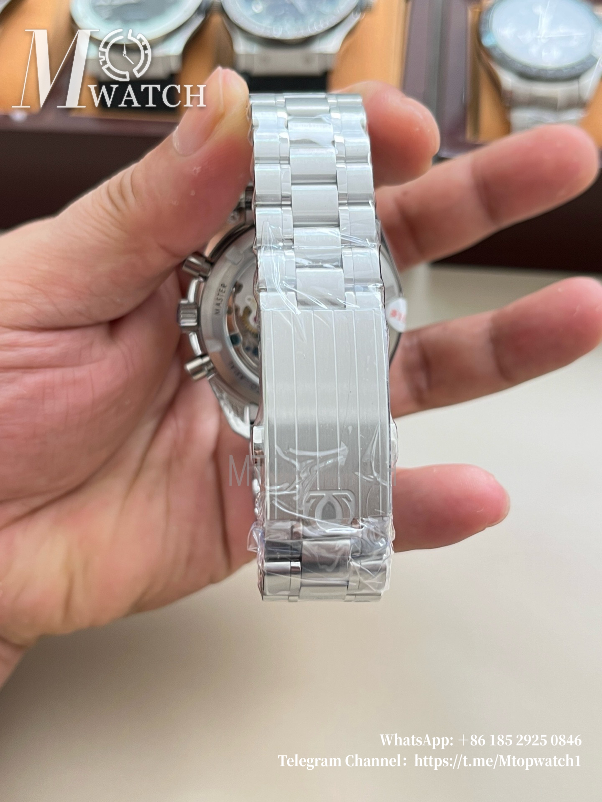 OMEGA - SUPER CLONE Speed Master 42mm SS/SS White Texture Dial VSF 8800