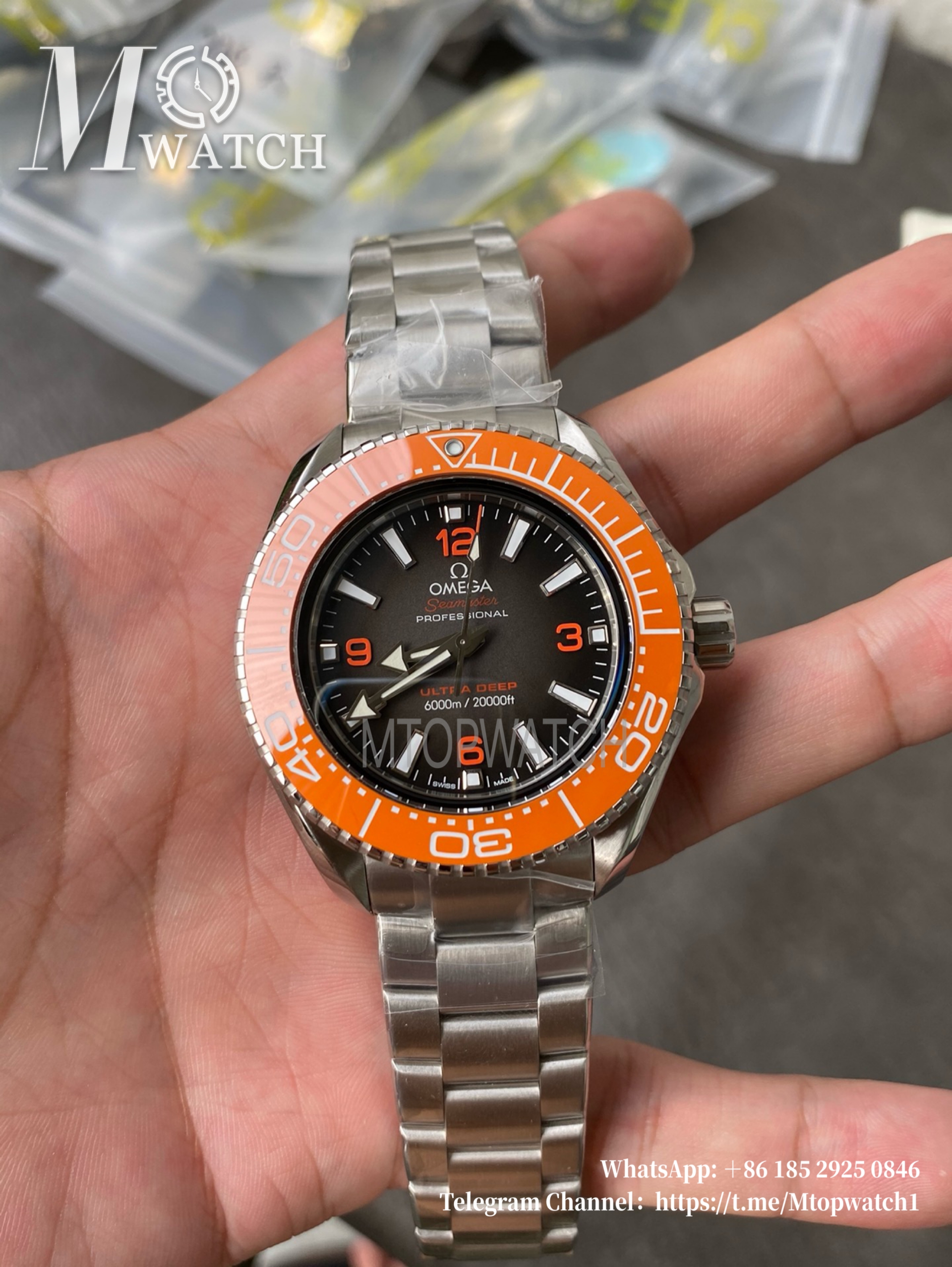 OMEGA - Seamaster Planet Ocean 600M 42mm SS/SS Black Dial VSF