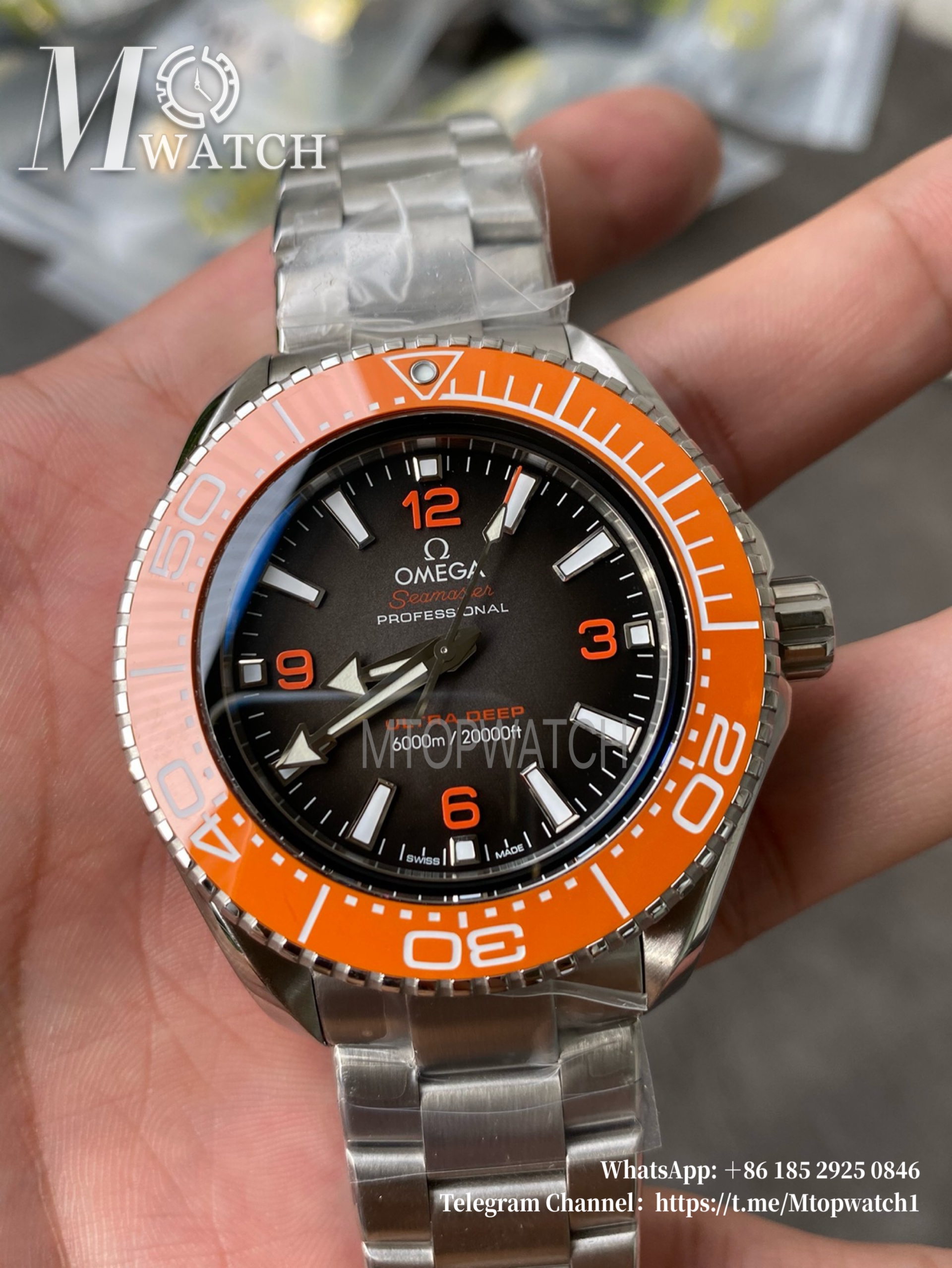 OMEGA - Seamaster Planet Ocean 600M 42mm SS/SS Black Dial VSF