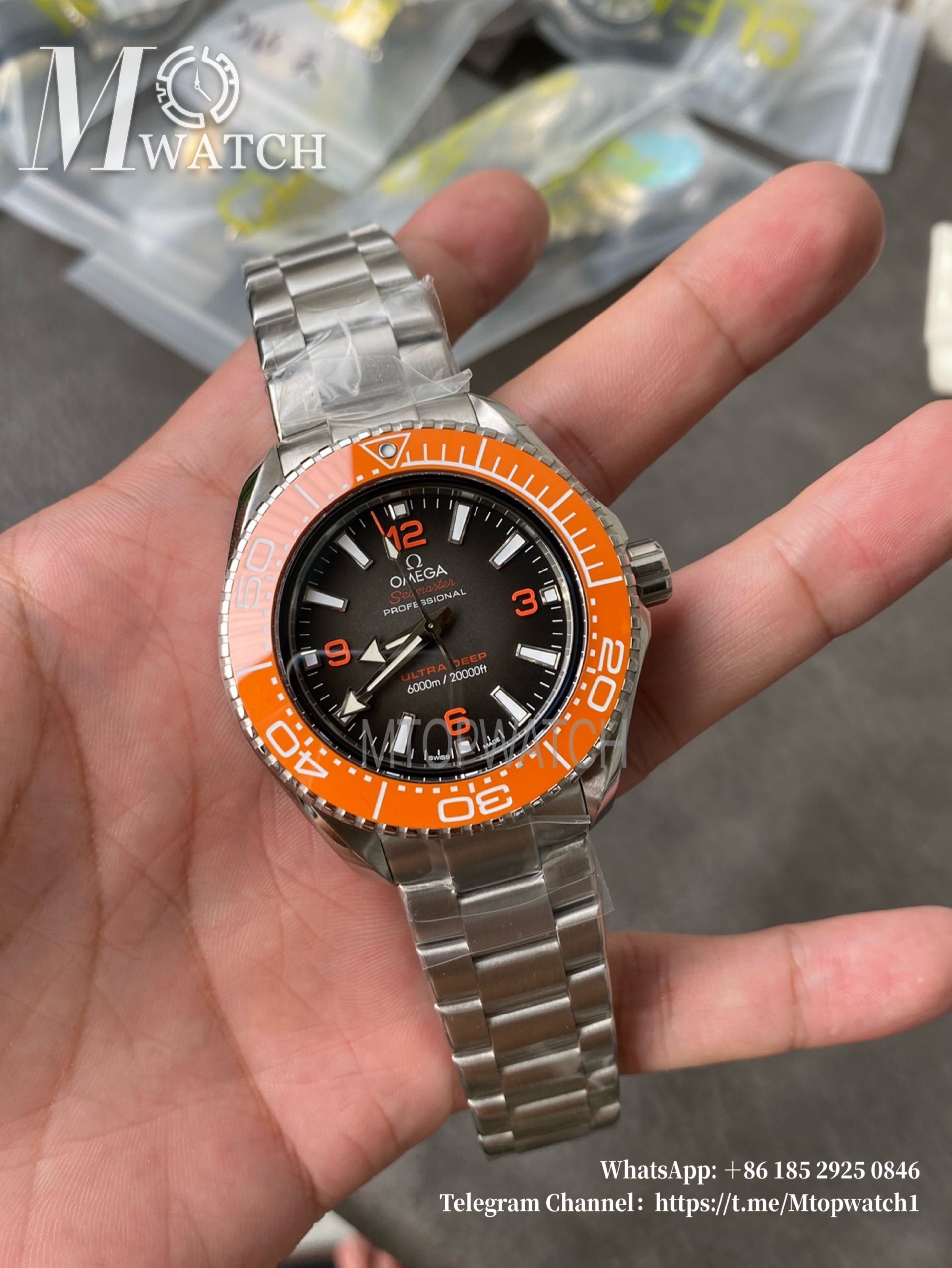OMEGA - Seamaster Planet Ocean 600M 42mm SS/SS Black Dial VSF