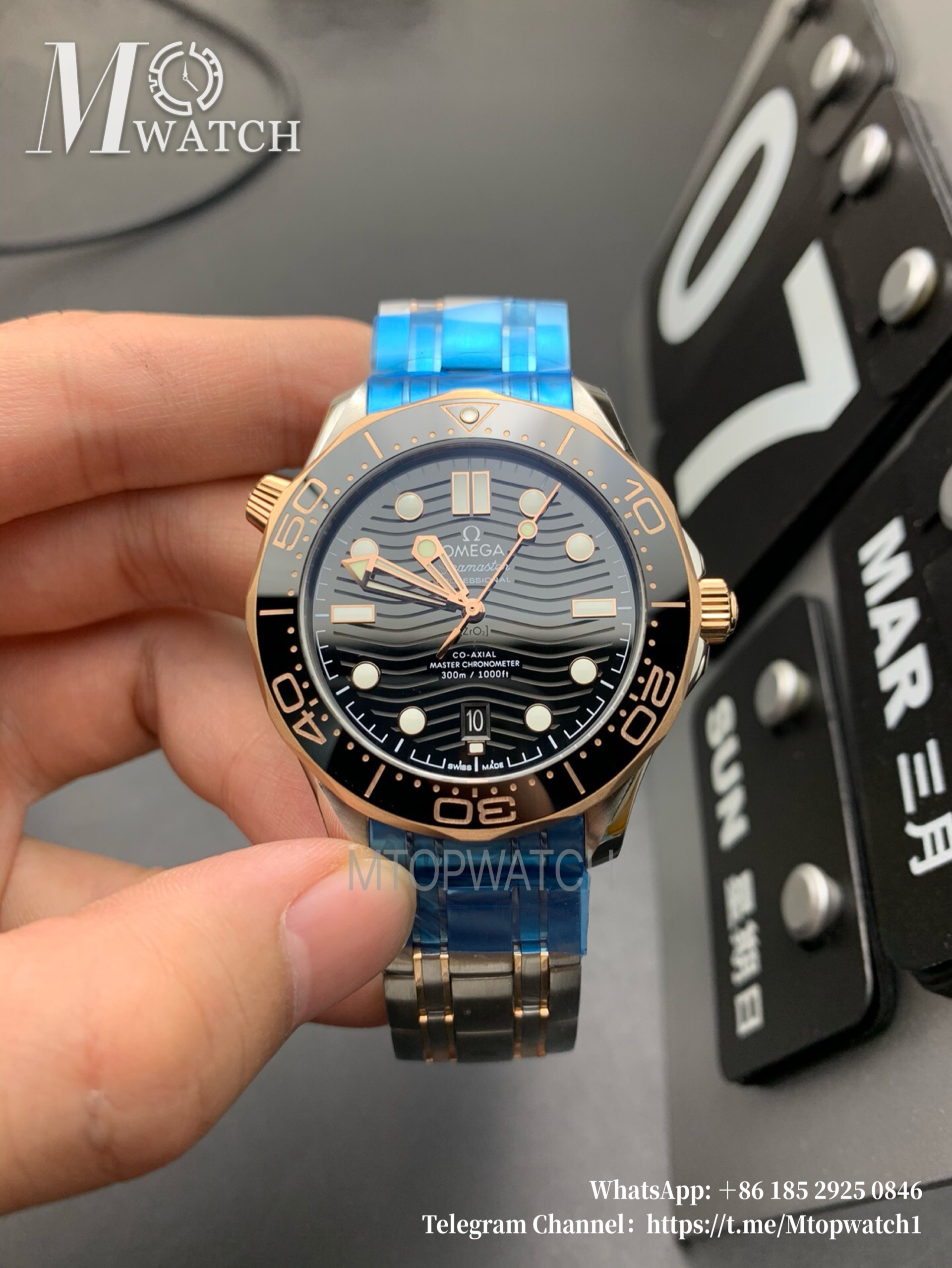 OMEGA - Seamaster 300m RG/SS Black VSF VS8800