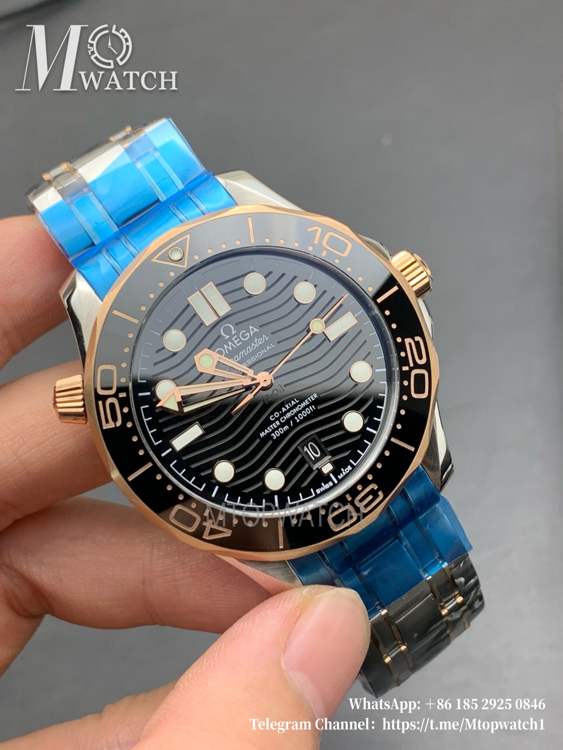 OMEGA - Seamaster 300m RG/SS Black VSF VS8800