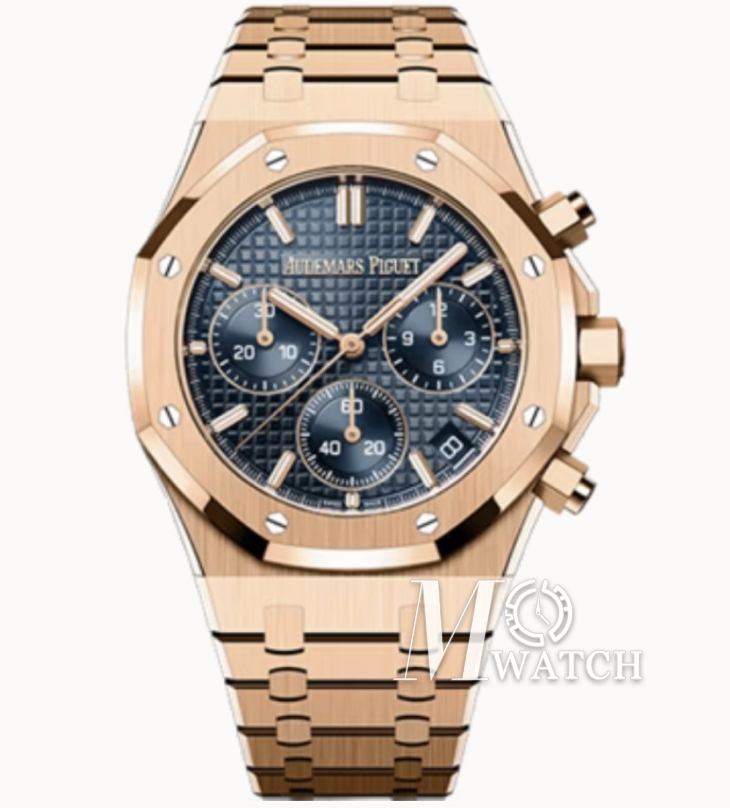 AUDEMARS PIGUET - Royal Oak Chrono 26240OR 41mm RG/RG Blue Dial DDF