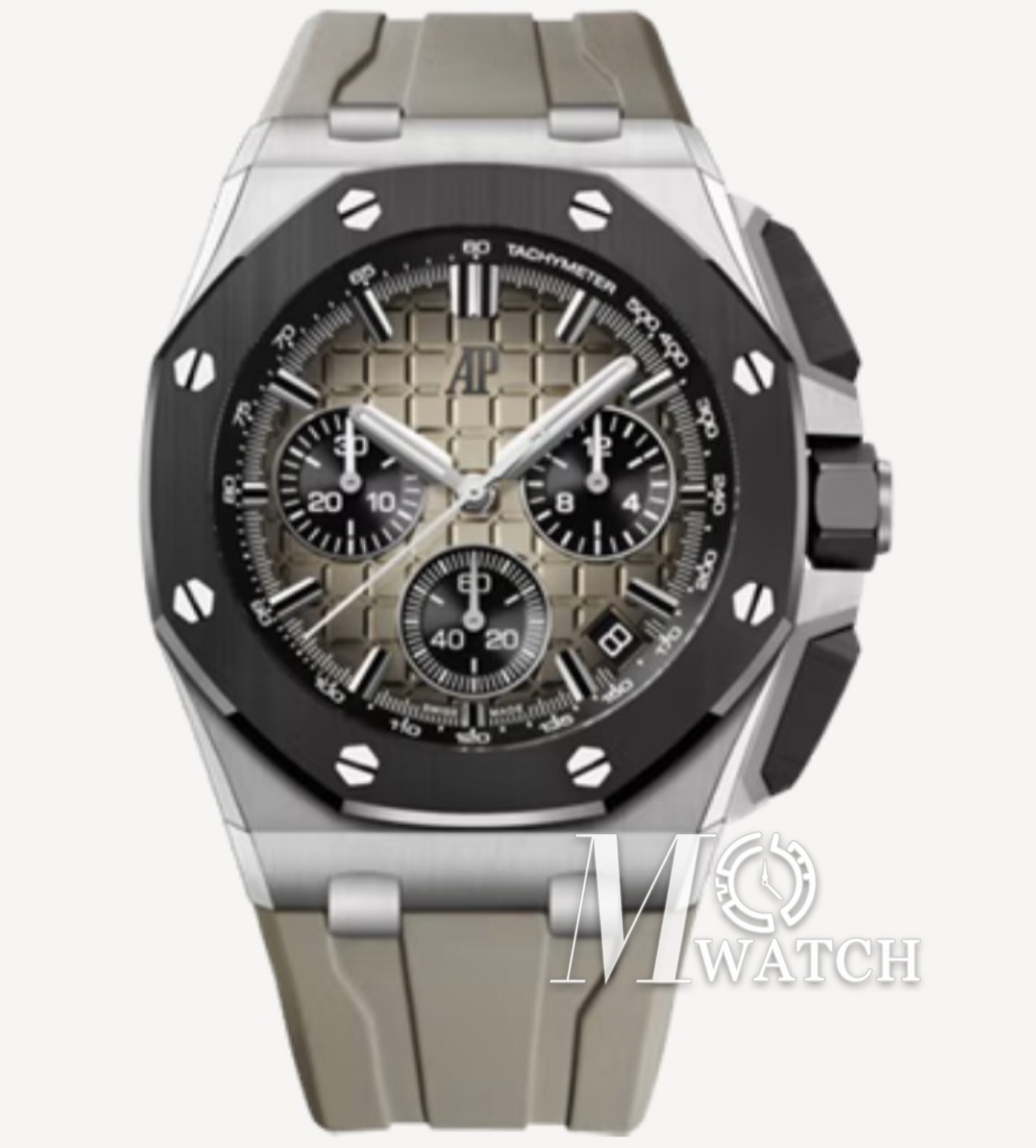 AUDEMARS PIGUET - SUPER CLONE Royal Oak Offshore 26420 43mm SS/RU Light Brown/Wht APSF 4401