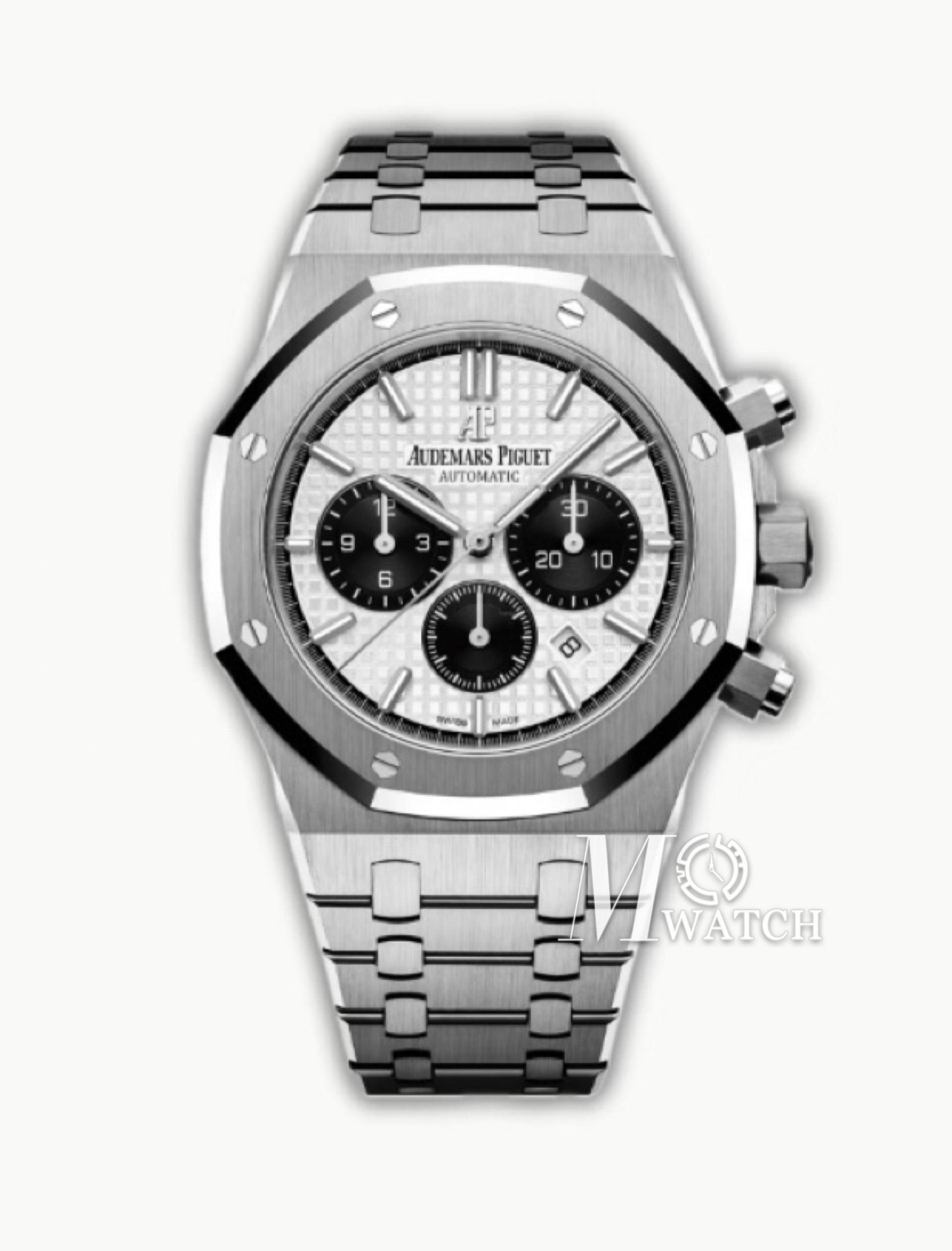 AUDEMARS PIGUET - SUPER CLONE Royal Oak Chronograph 26331ST 41mm SS/SS White/Blk APWF DD4801