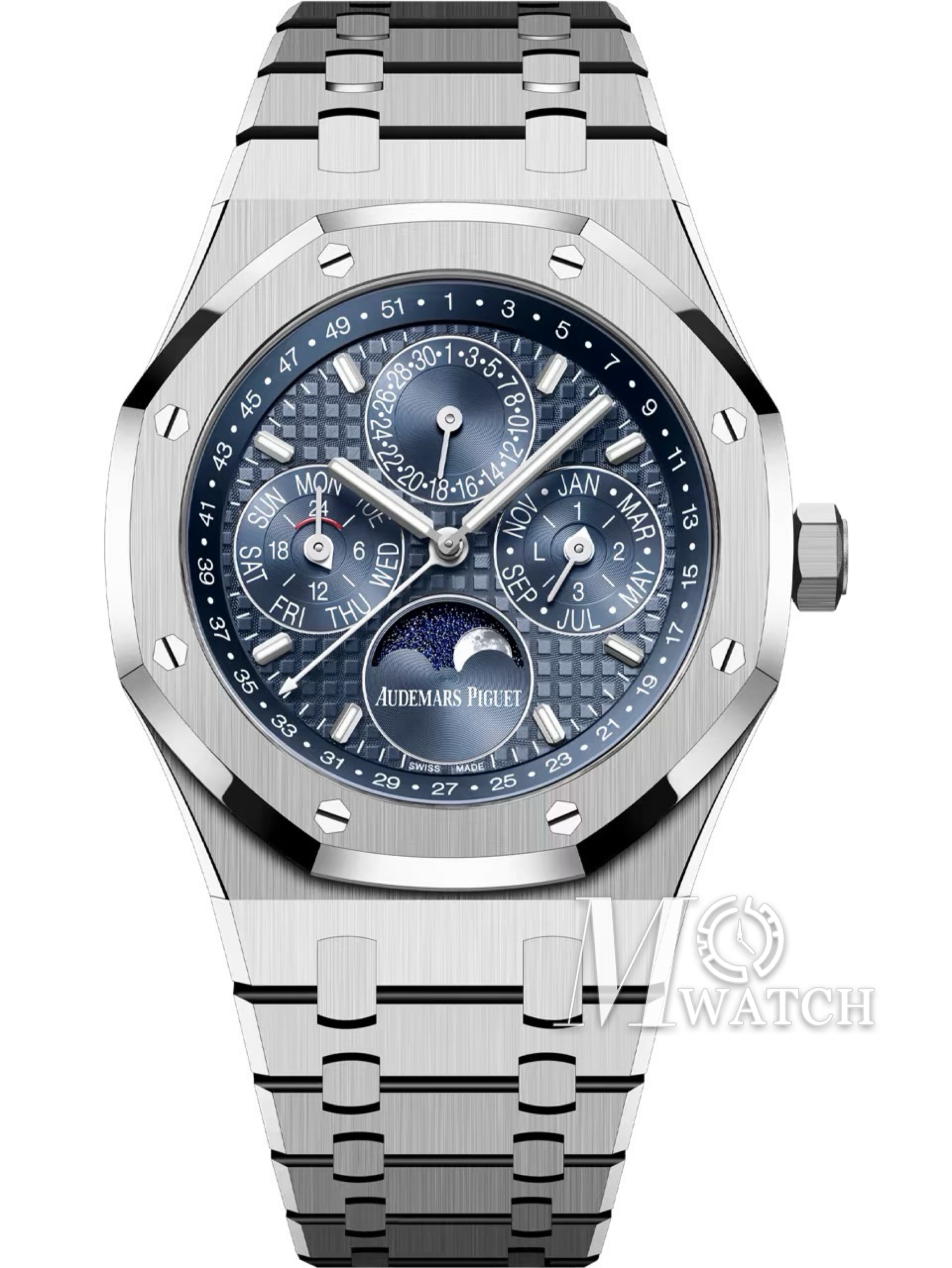 AUDEMARS PIGUET - Royal Oak 26574 Perpetual Calendar SS/SS Blue BBSF A5134
