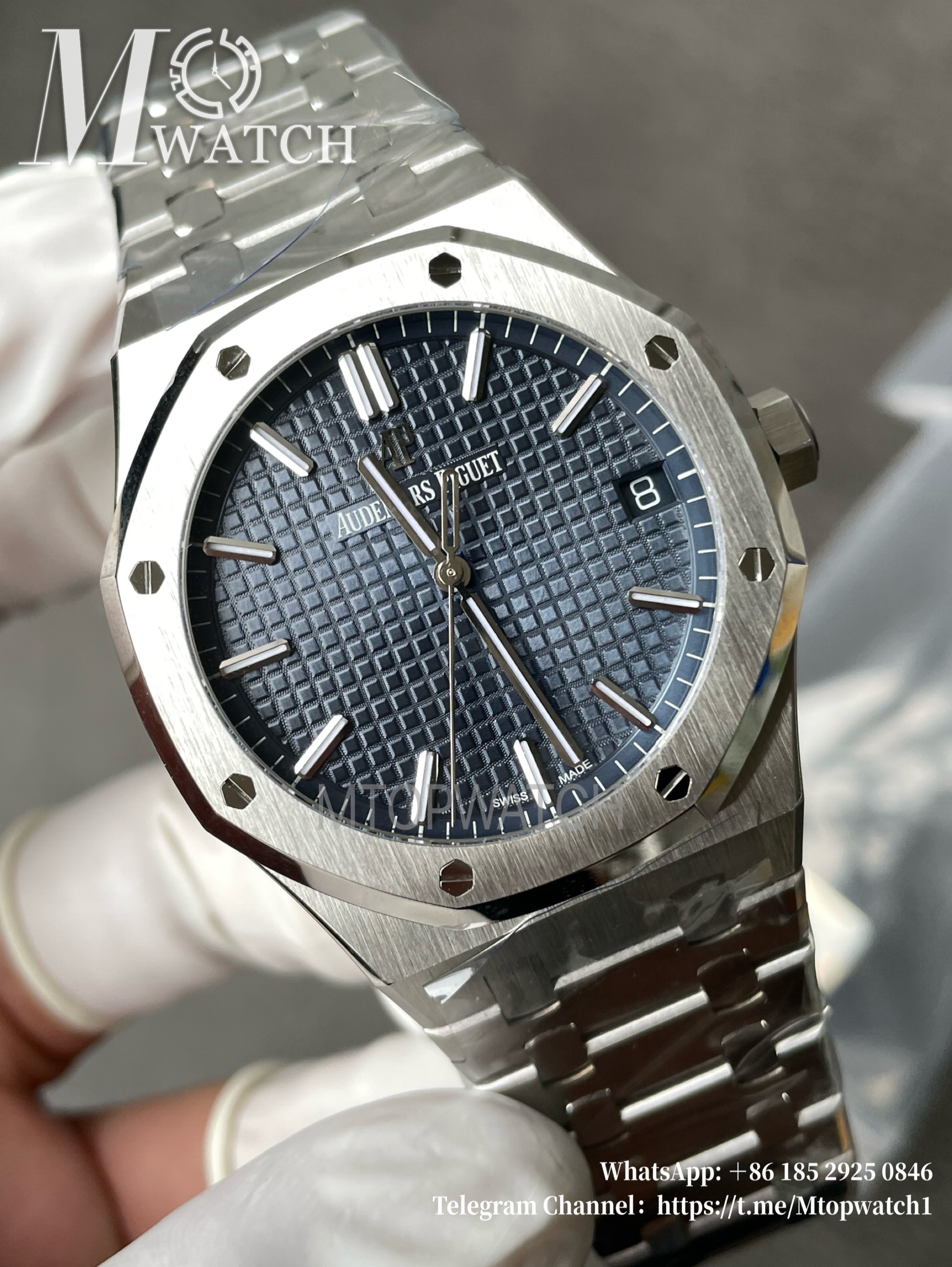 AUDEMARS PIGUET - Royal Oak 41mm 15500 SS/SS Blue/Stk VSF Super Clone