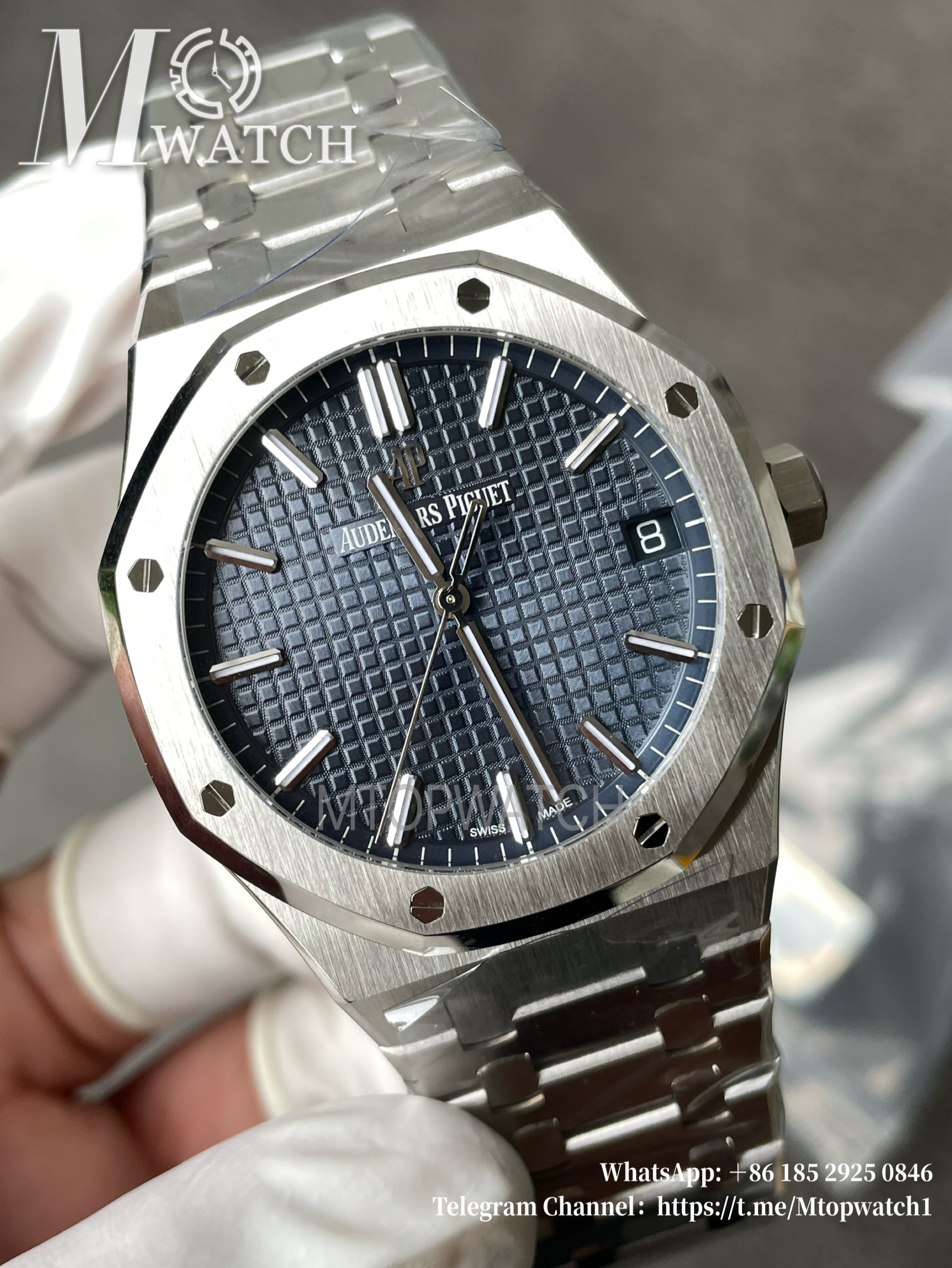AUDEMARS PIGUET - Royal Oak 41mm 15500 SS/SS Blue/Stk VSF Super Clone