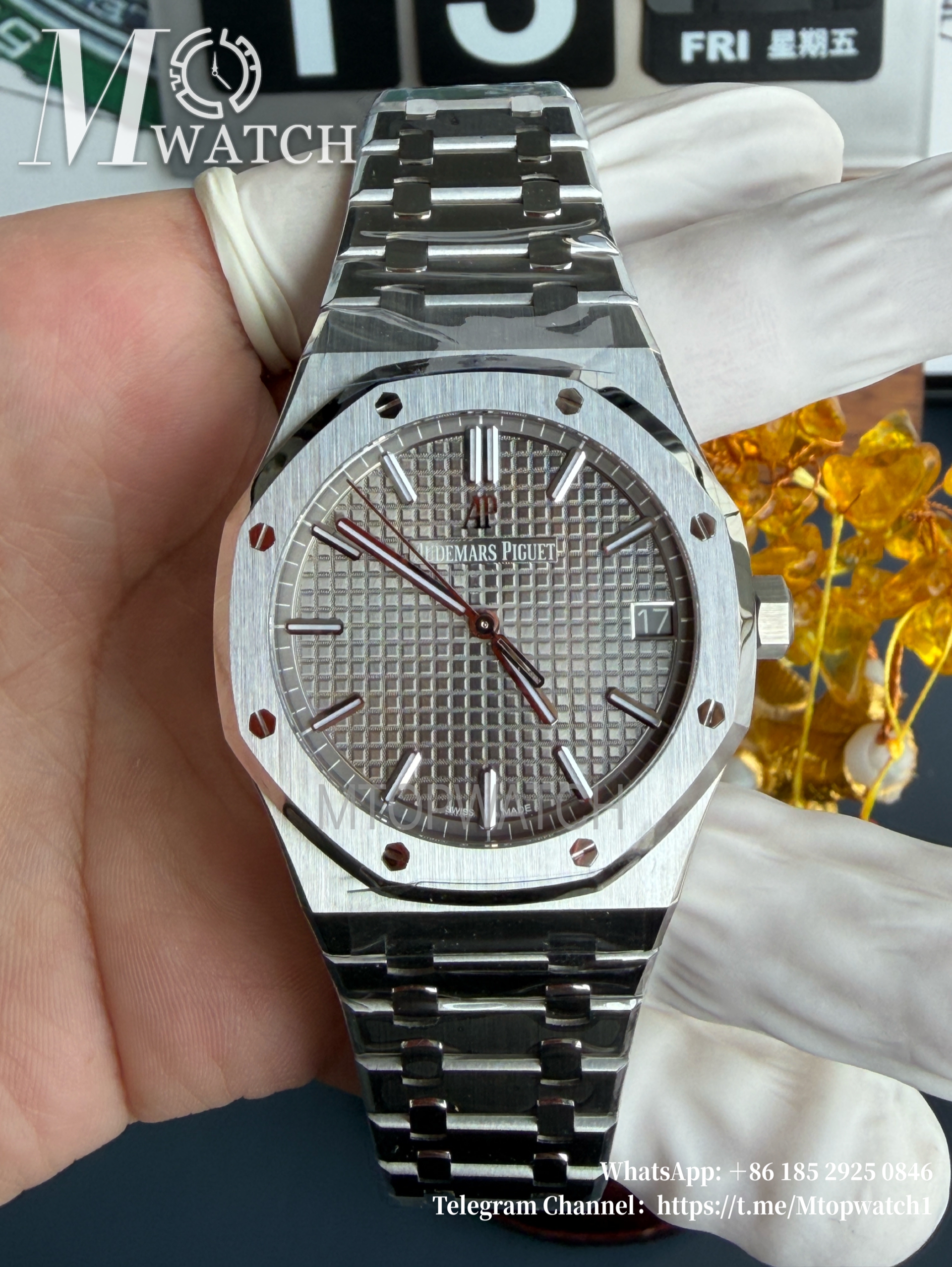 AUDEMARS PIGUET - Royal Oak 41mm 15500 SS/SS Grey/Stk VSF DD4302 Super Clone