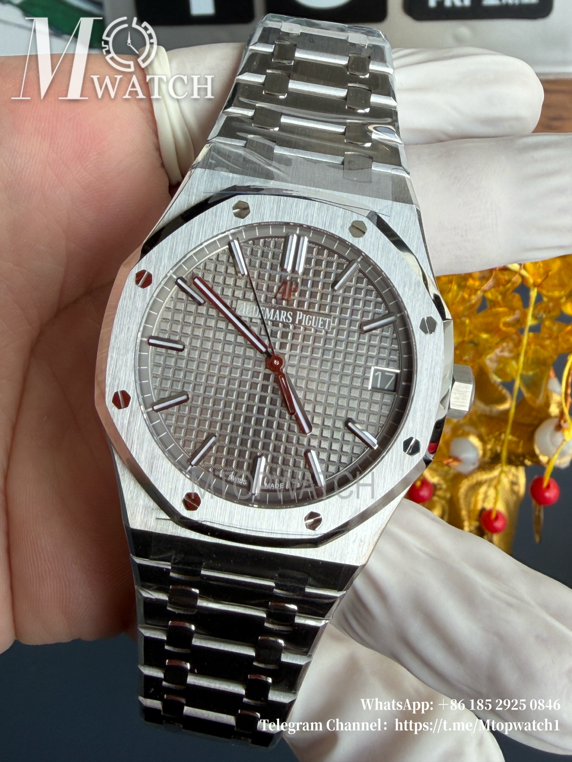 AUDEMARS PIGUET - Royal Oak 41mm 15500 SS/SS Grey/Stk VSF DD4302 Super Clone