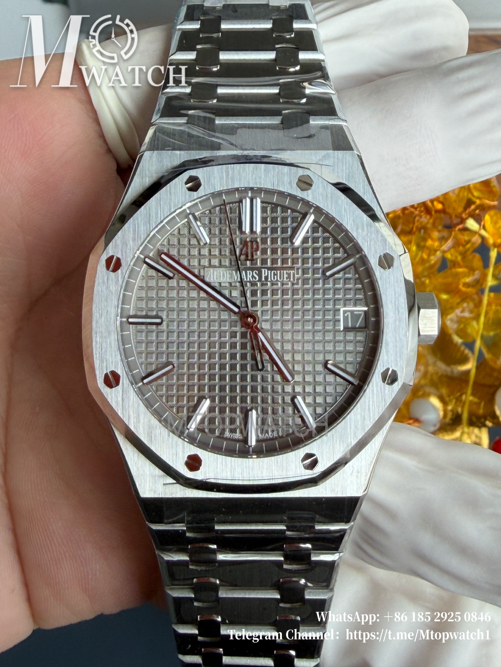 AUDEMARS PIGUET - Royal Oak 41mm 15500 SS/SS Grey/Stk VSF DD4302 Super Clone