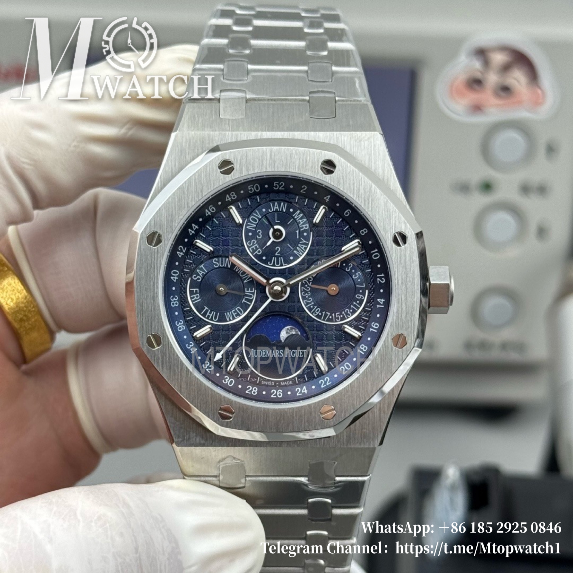 AUDEMARS PIGUET - Royal Oak 26574 Perpetual Calendar SS/SS Blue BBSF A5134