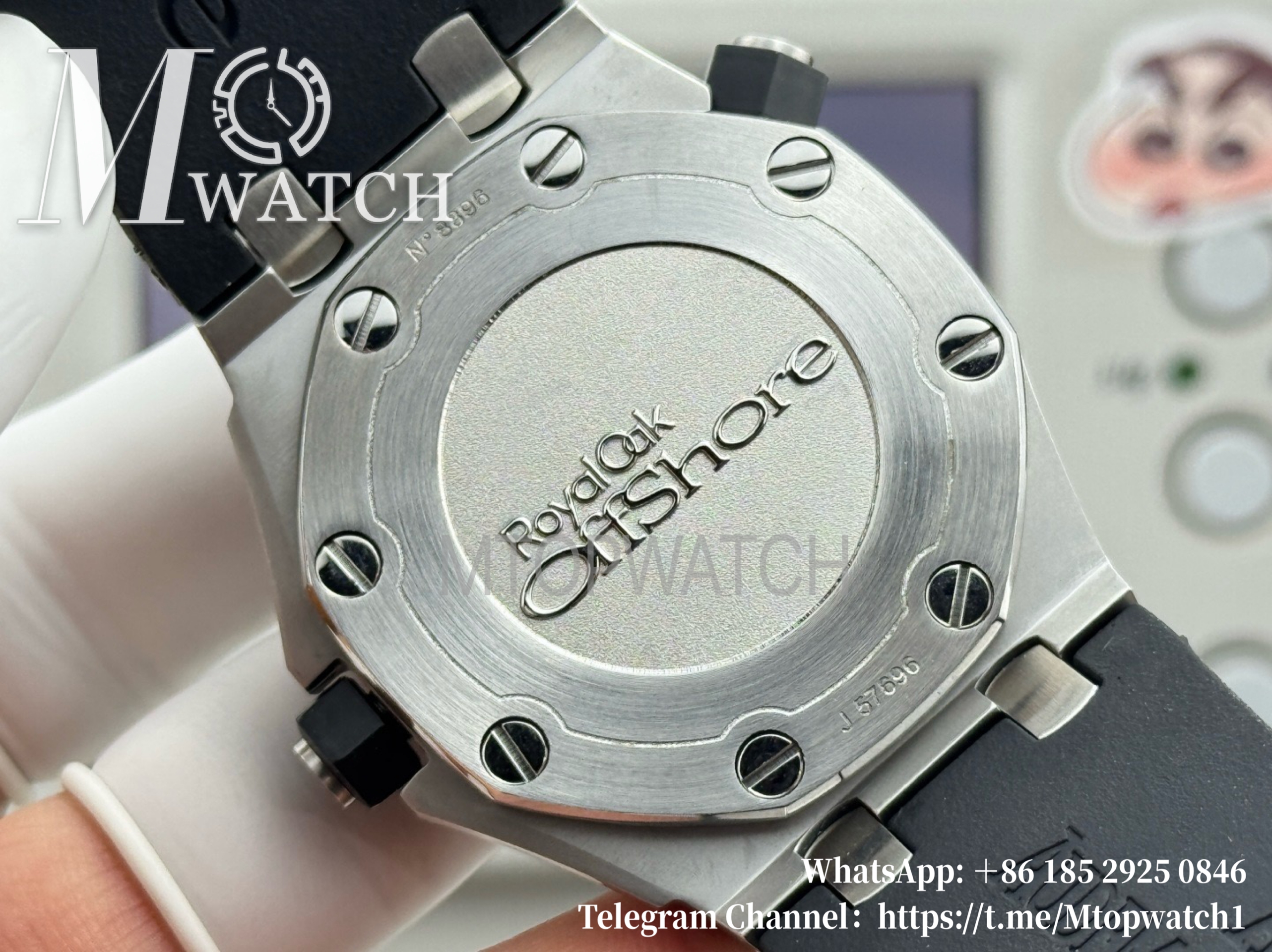 AUDEMARS PIGUET - Royal Oak Offshore Diver 15710 42mm SS/RU Black/Stk Super Clone