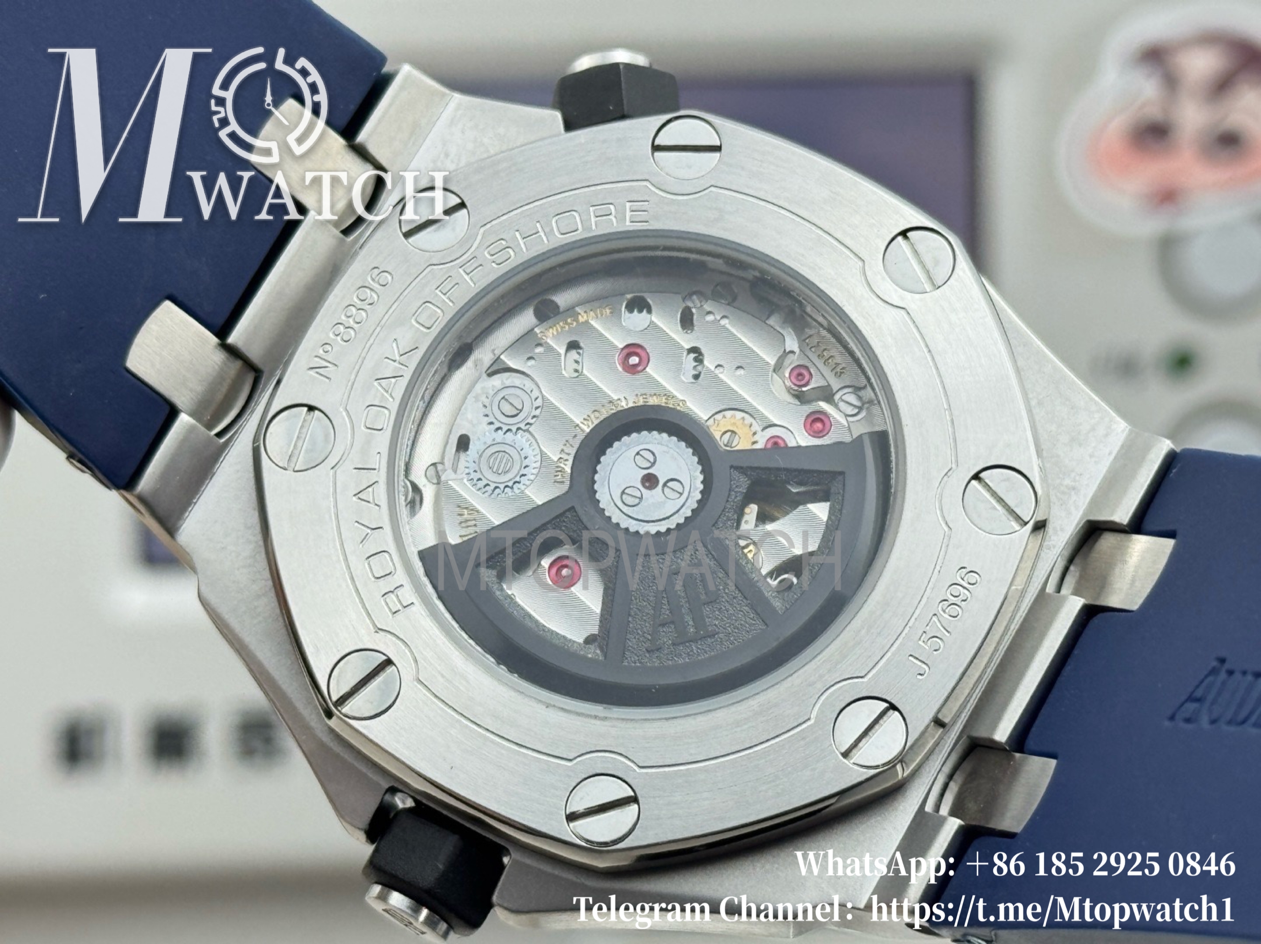 AUDEMARS PIGUET - Royal Oak Offshore Diver 15720 42mm SS/RU Blue/Stk ZF A4308