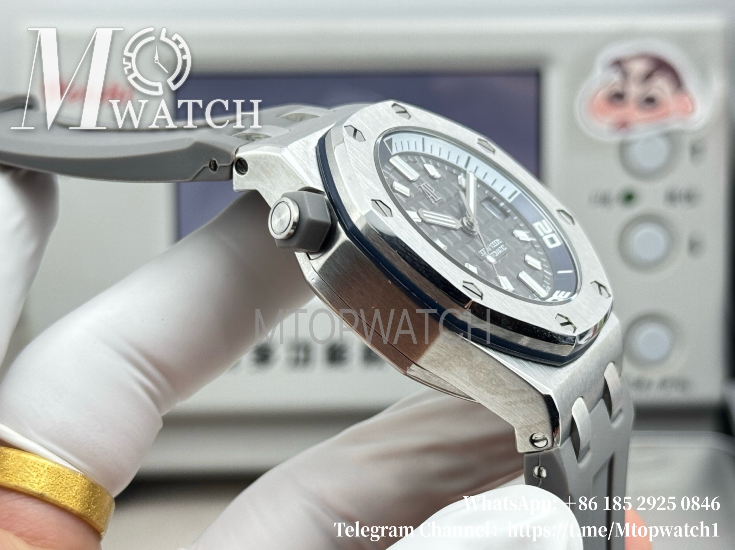 AUDEMARS PIGUET - Royal Oak Offshore Diver 15720 42mm SS/RU Grey/Stk ZF A4308