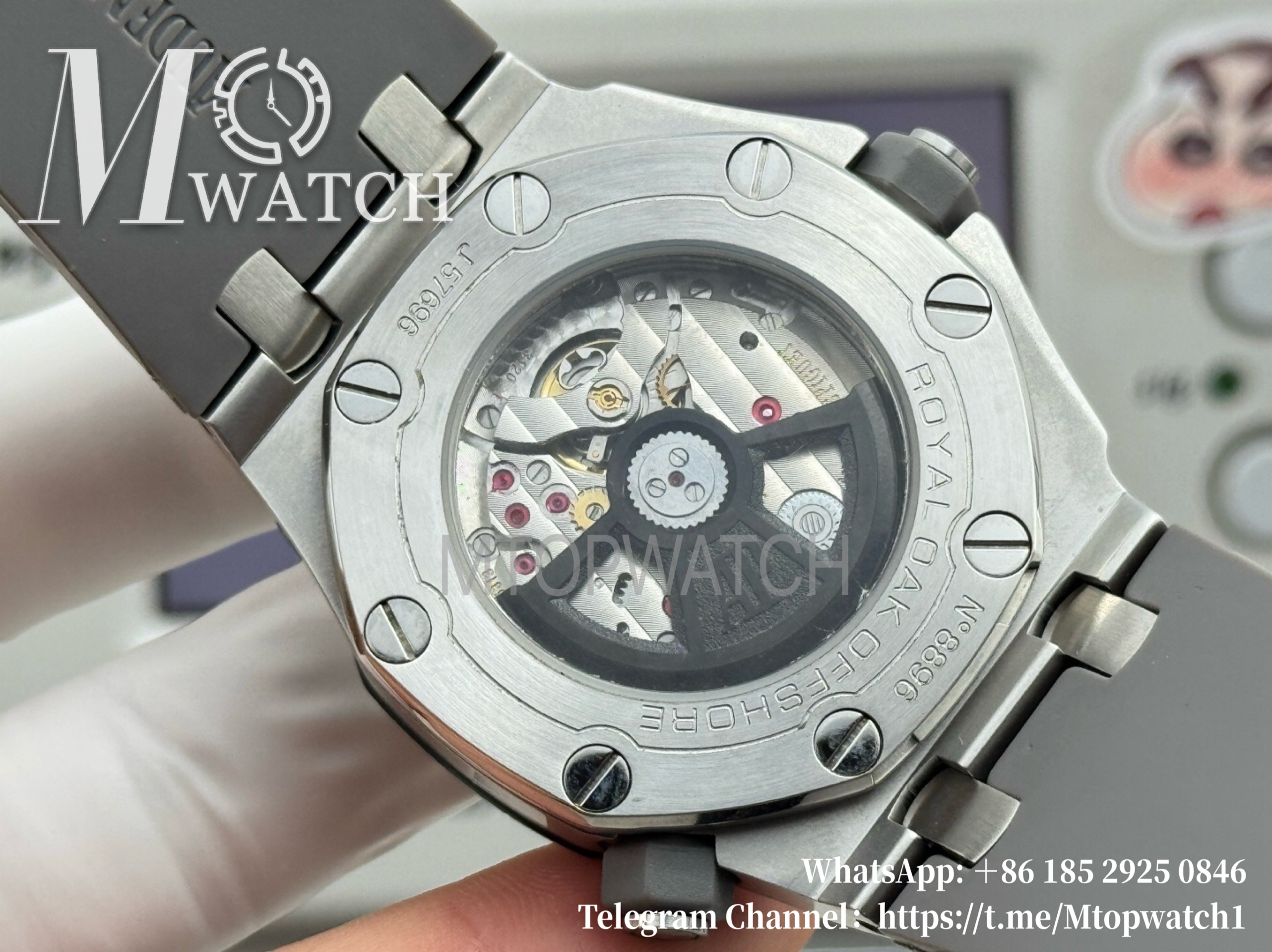 AUDEMARS PIGUET - Royal Oak Offshore Diver 15720 42mm SS/RU Grey/Stk ZF A4308