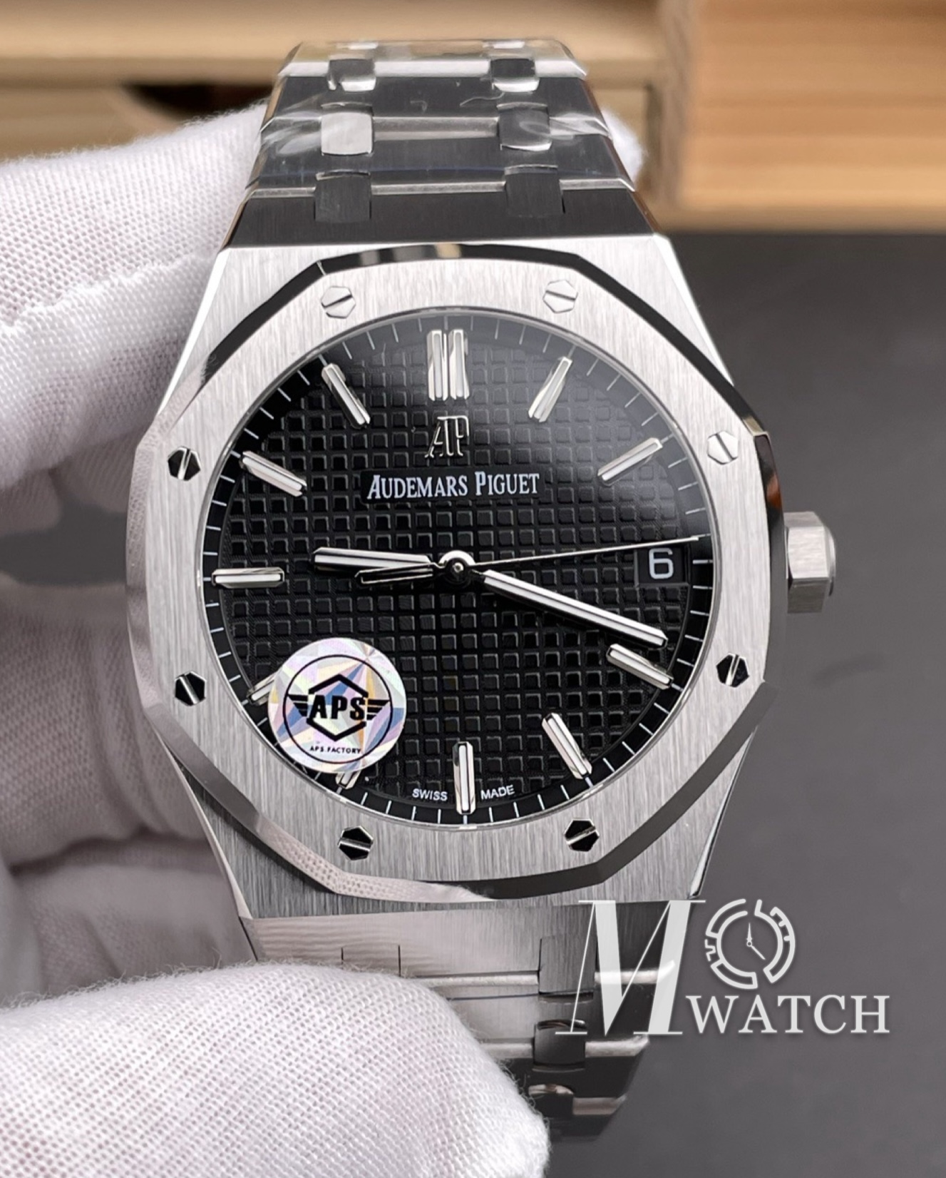 AUDEMARS PIGUET - Royal Oak 41mm 15500 SS/SS Black/Stk ZF Super Clone