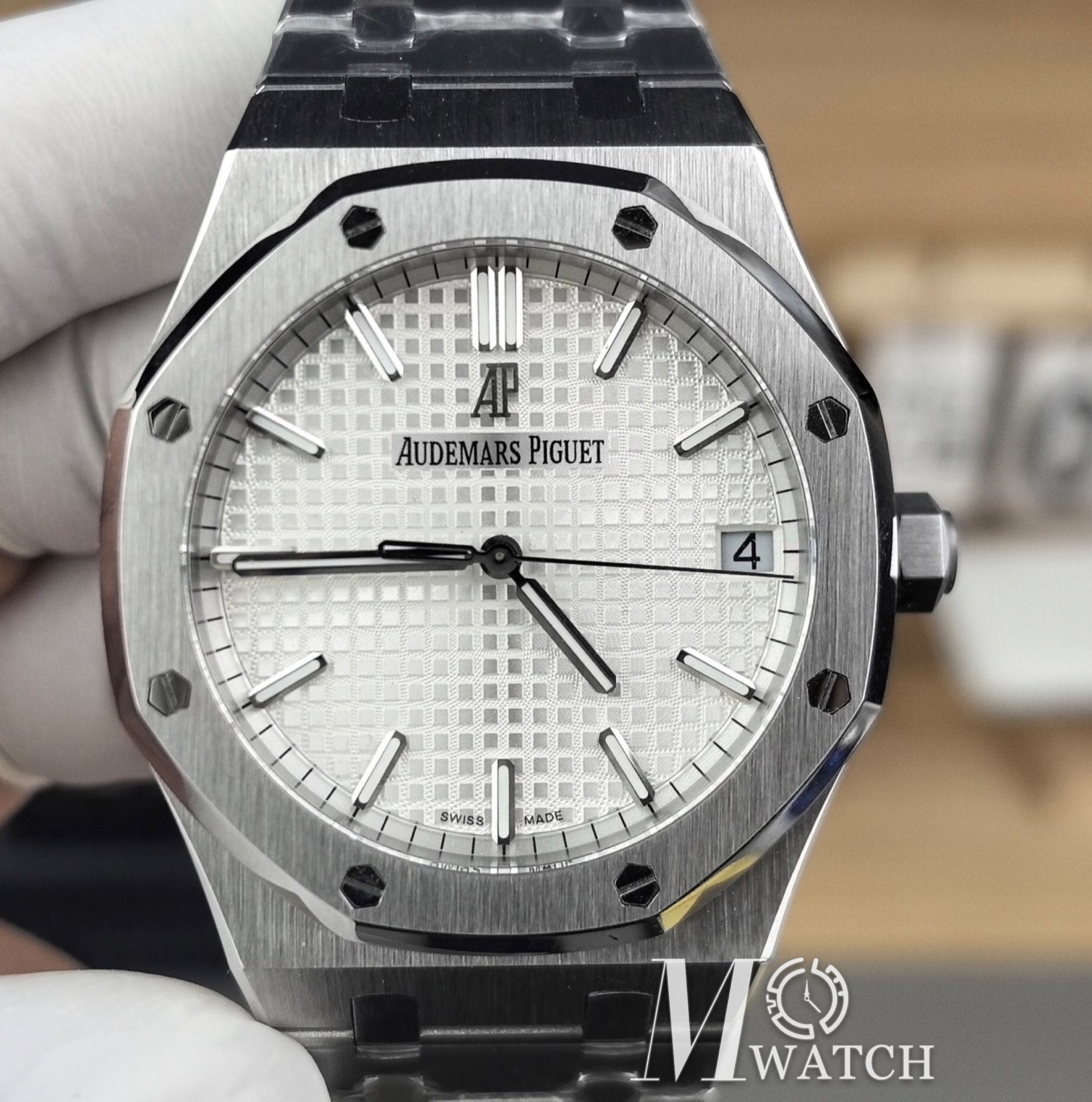 AUDEMARS PIGUET - Royal Oak 41mm 15500 SS/SS White/Stk ZF