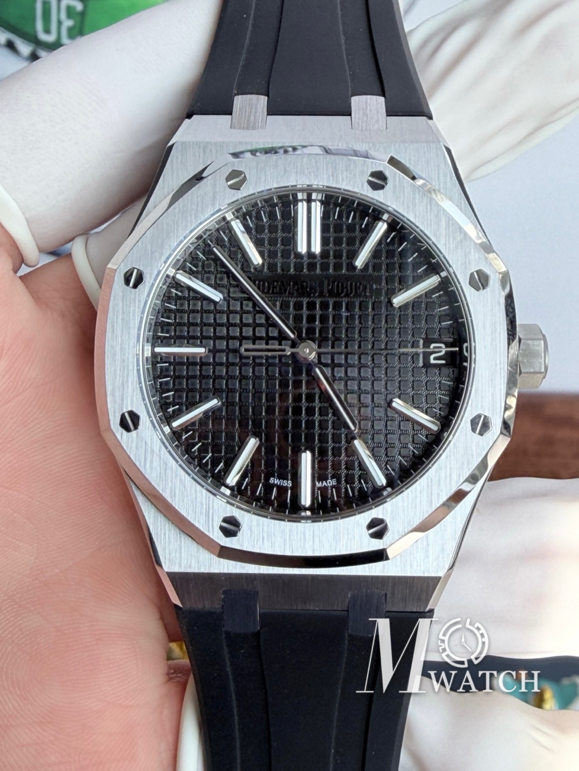 AUDEMARS PIGUET - Royal Oak 41mm 15510 SS/RU Black/Stk DDF Super Clone