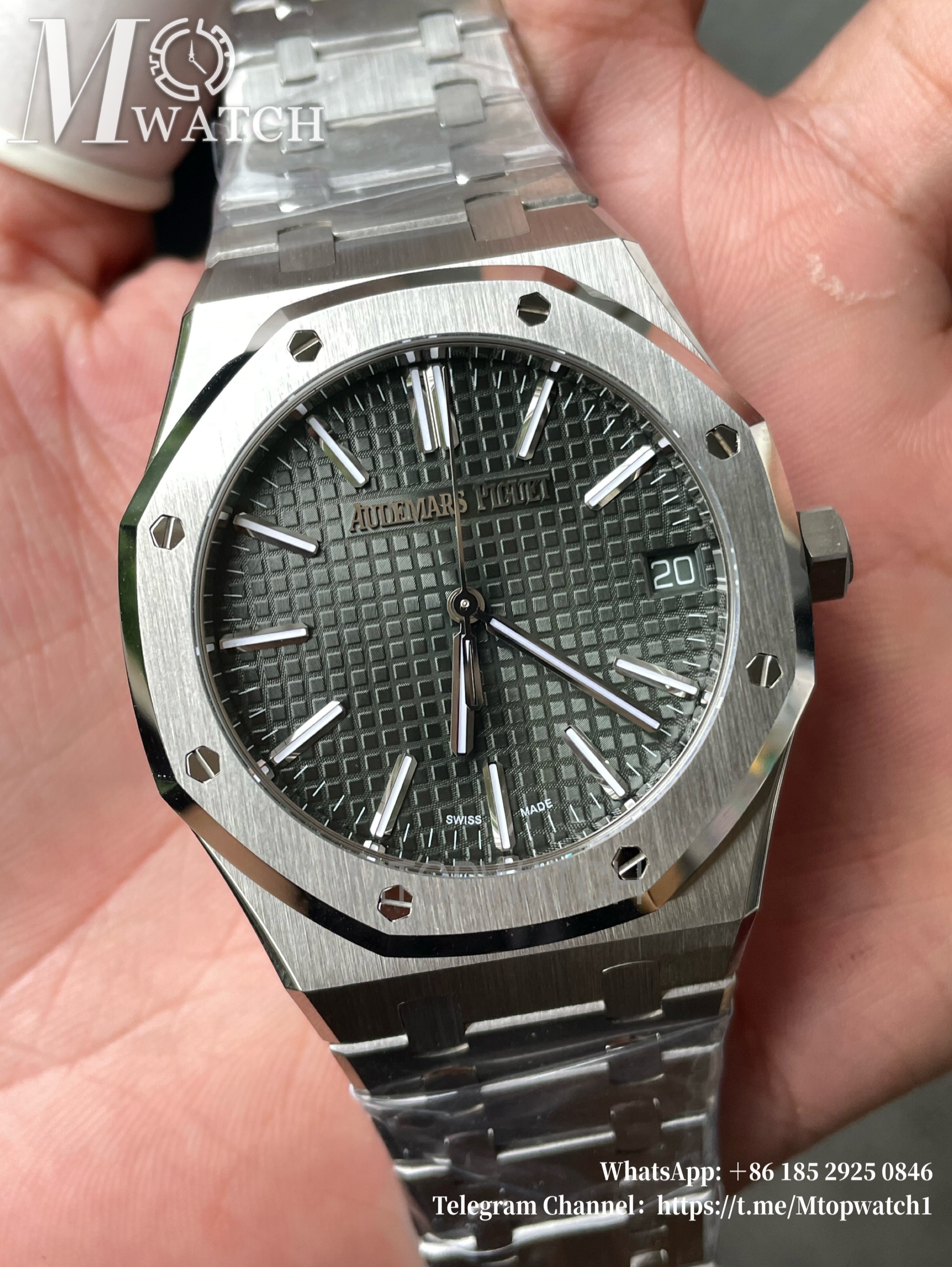 AUDEMARS PIGUET - Royal Oak 41mm 15510ST SS/SS Green/Stk VSF Super Clone