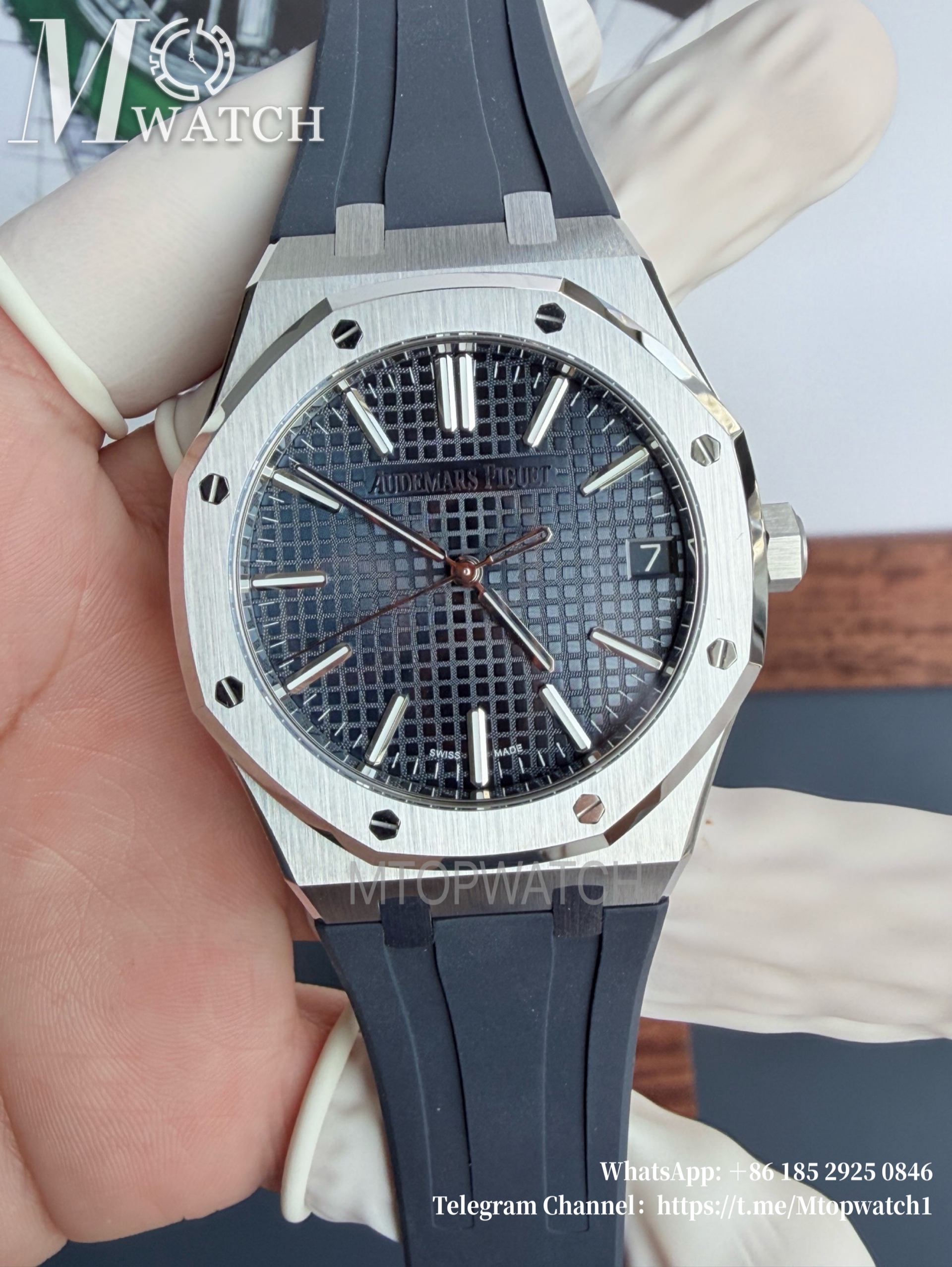 AUDEMARS PIGUET - Royal Oak 41mm 15510 SS/RU Blue/Stk DDF Super Clone