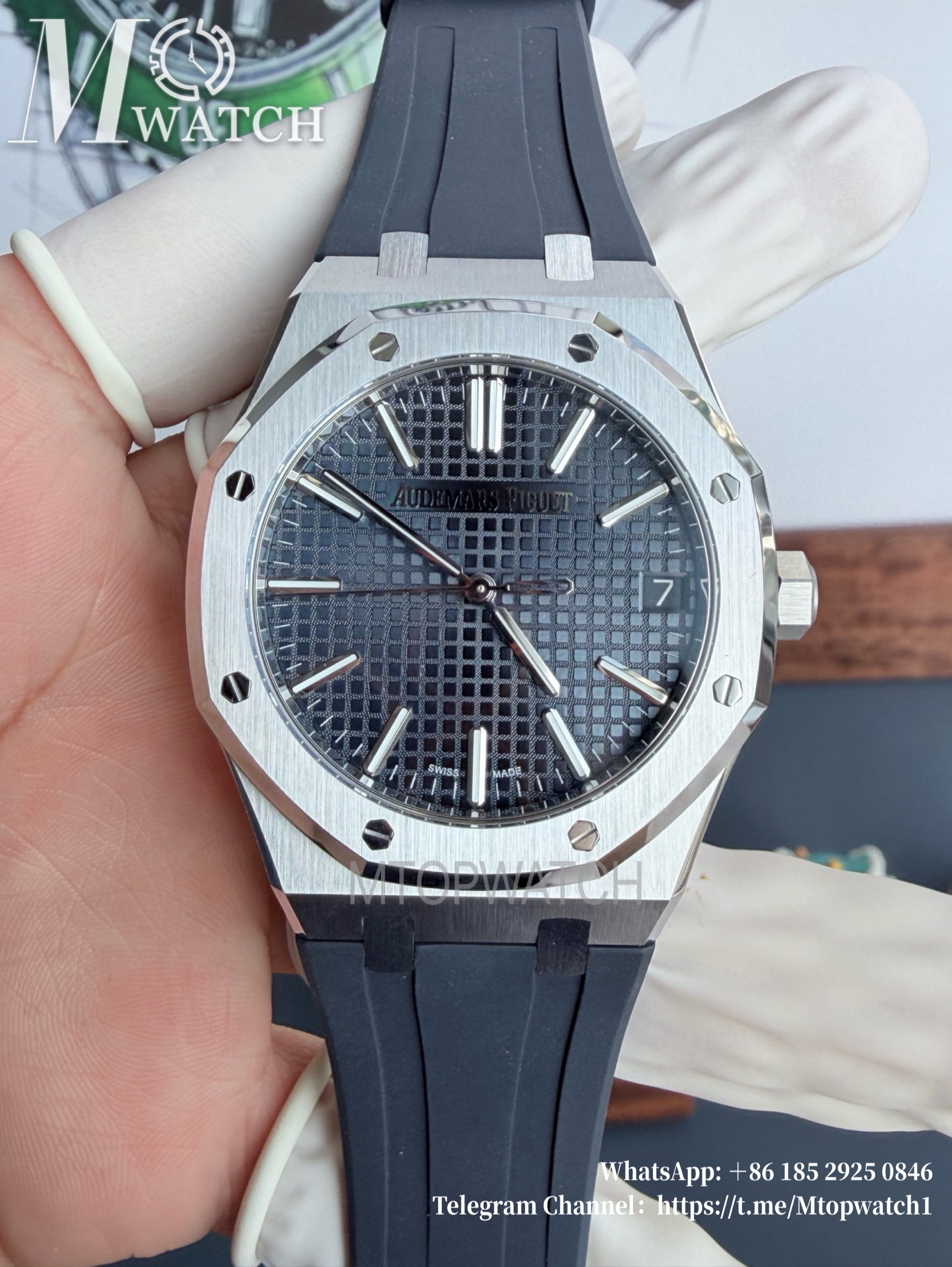 AUDEMARS PIGUET - Royal Oak 41mm 15510 SS/RU Blue/Stk DDF Super Clone