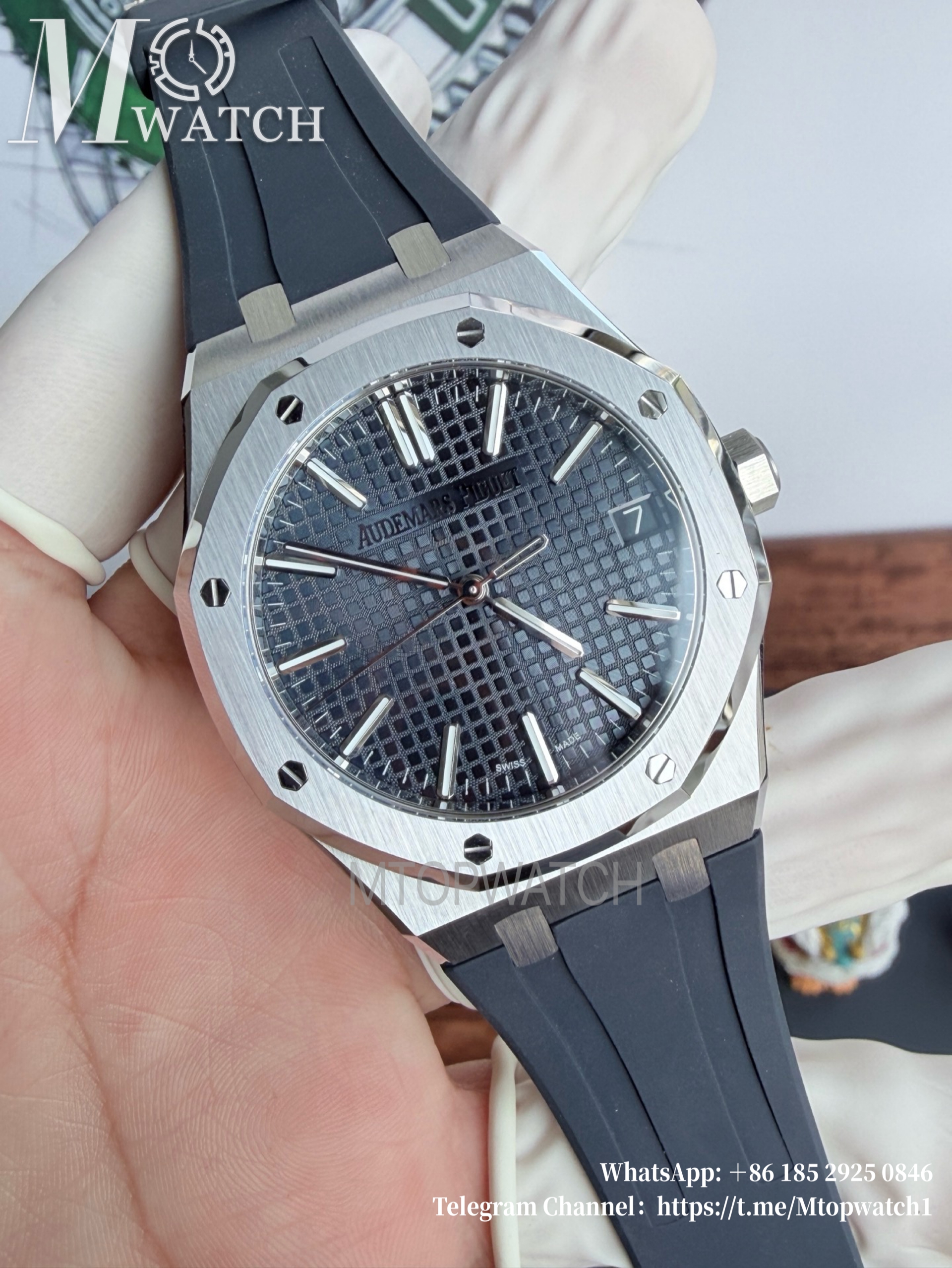 AUDEMARS PIGUET - Royal Oak 41mm 15510 SS/RU Blue/Stk DDF Super Clone